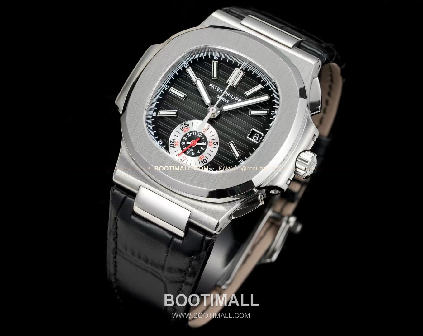 파텍필립 노틸러스 스틸 블루다이얼 크로노그래프 오토매틱 Patek Philippe Nautilus Steel Blue Dial Chronograph Automatic 5980 40.5mm 3