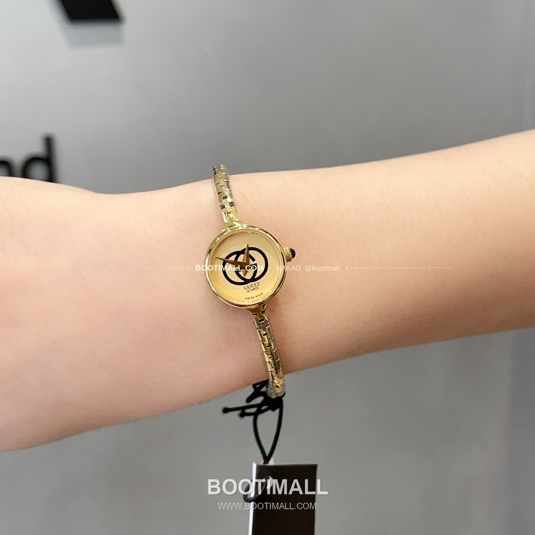 구찌 빈티지 스틸 브레이슬릿 미니멀 쿼츠 Gucci Vintage Steel Bracelet Minimal Quartz 23mm 3