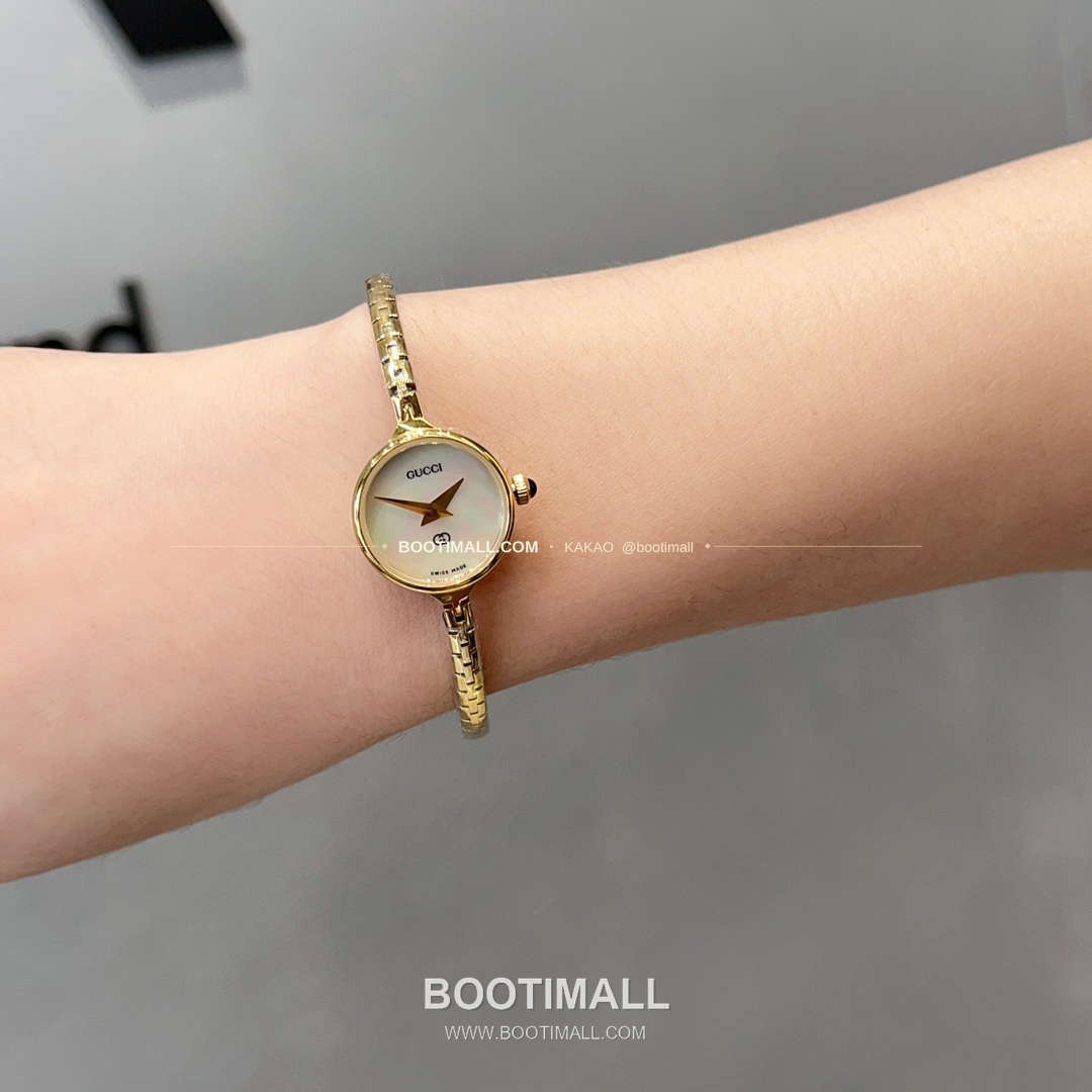 구찌 빈티지 스틸 브레이슬릿 미니멀 쿼츠 Gucci Vintage Steel Bracelet Minimal Quartz 23mm 5