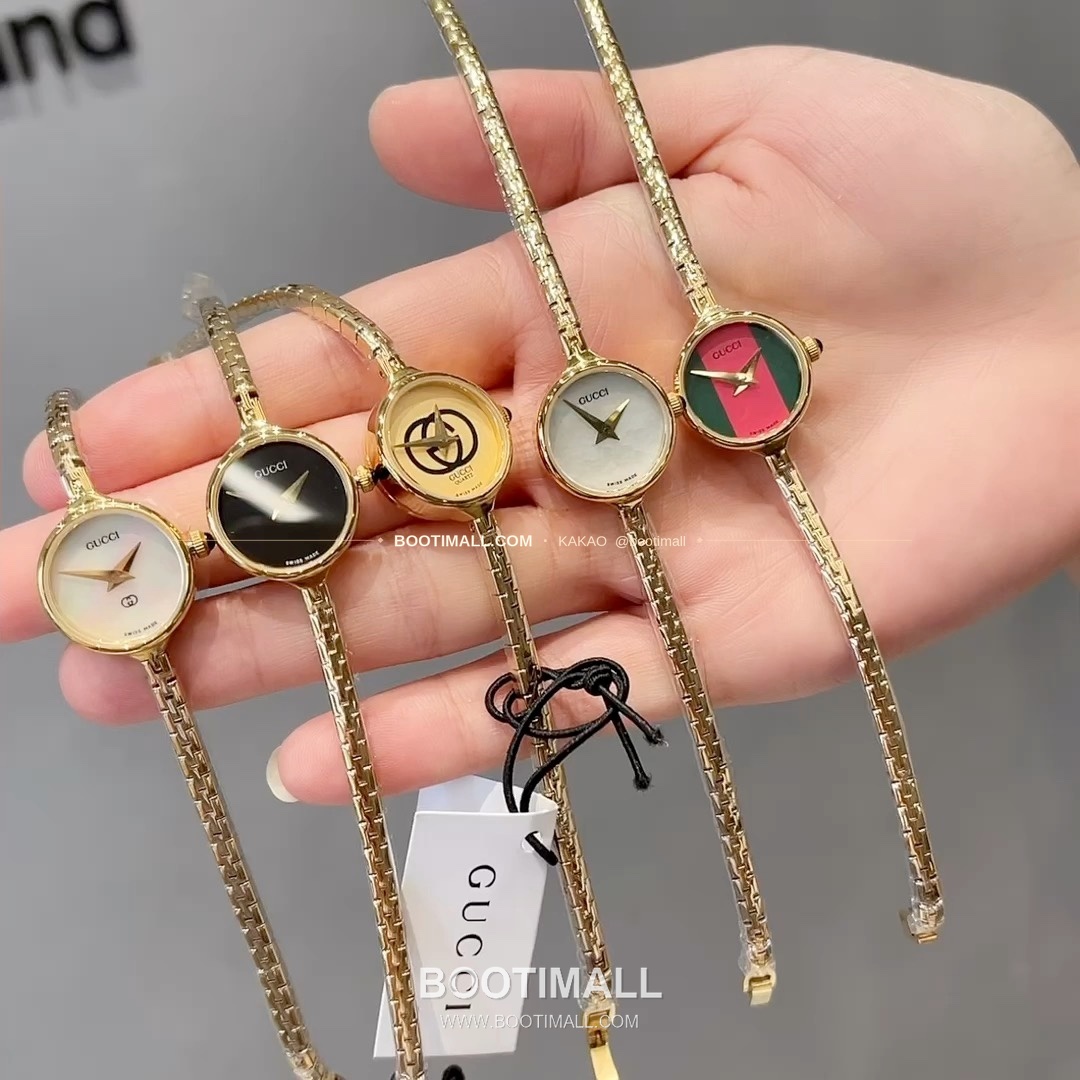 구찌 빈티지 스틸 브레이슬릿 미니멀 쿼츠 Gucci Vintage Steel Bracelet Minimal Quartz 23mm 8