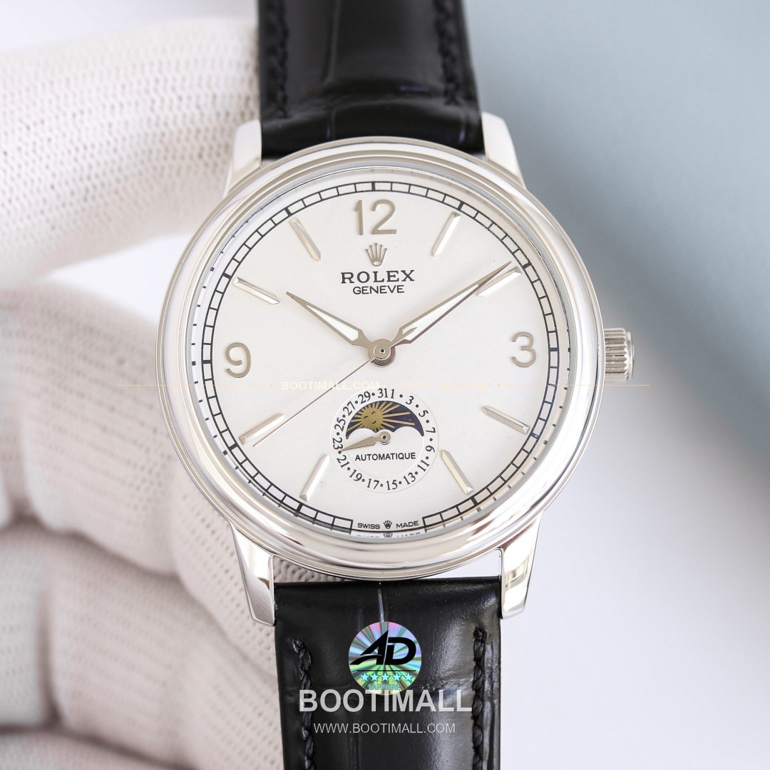 롤렉스 첼리니 문페이즈 스틸 문페이즈 오토매틱 Rolex Cellini Moonphase Steel Moonphase Automatic 40mm 1