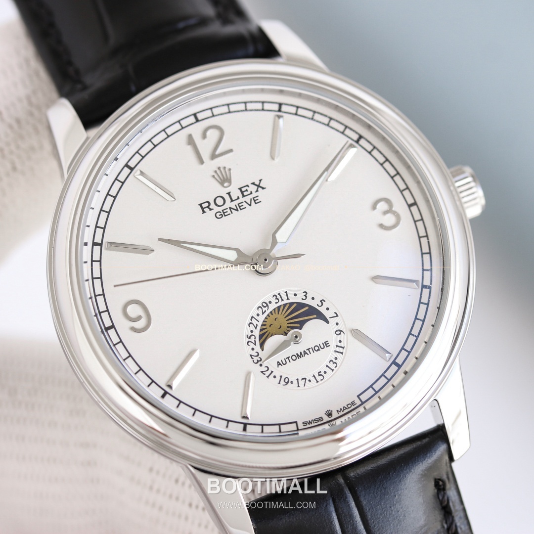 롤렉스 첼리니 문페이즈 스틸 문페이즈 오토매틱 Rolex Cellini Moonphase Steel Moonphase Automatic 40mm 3
