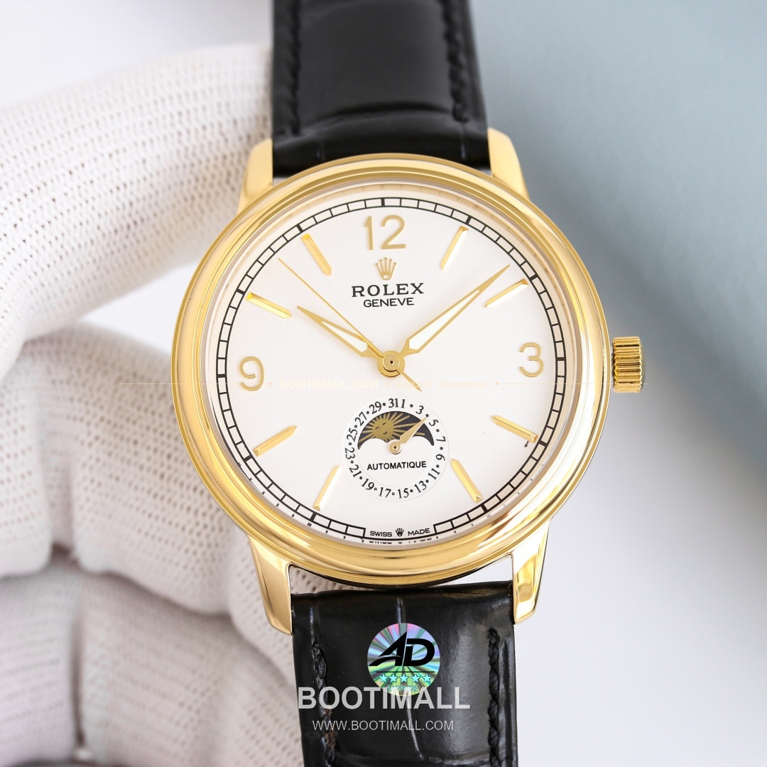 롤렉스 첼리니 문페이즈 스틸 문페이즈 오토매틱 Rolex Cellini Moonphase Steel Moonphase Automatic 40mm 1