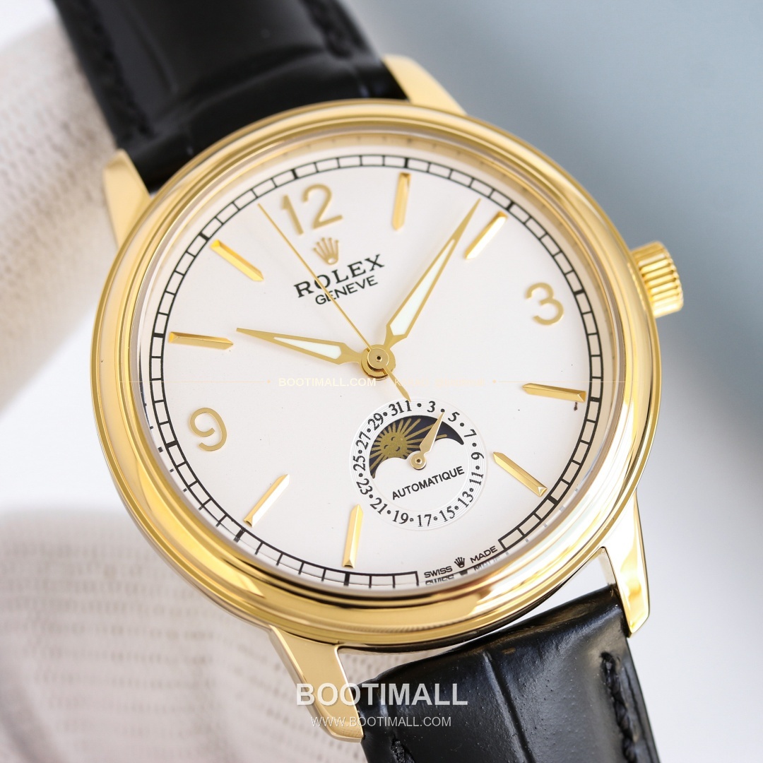 롤렉스 첼리니 문페이즈 스틸 문페이즈 오토매틱 Rolex Cellini Moonphase Steel Moonphase Automatic 40mm 3