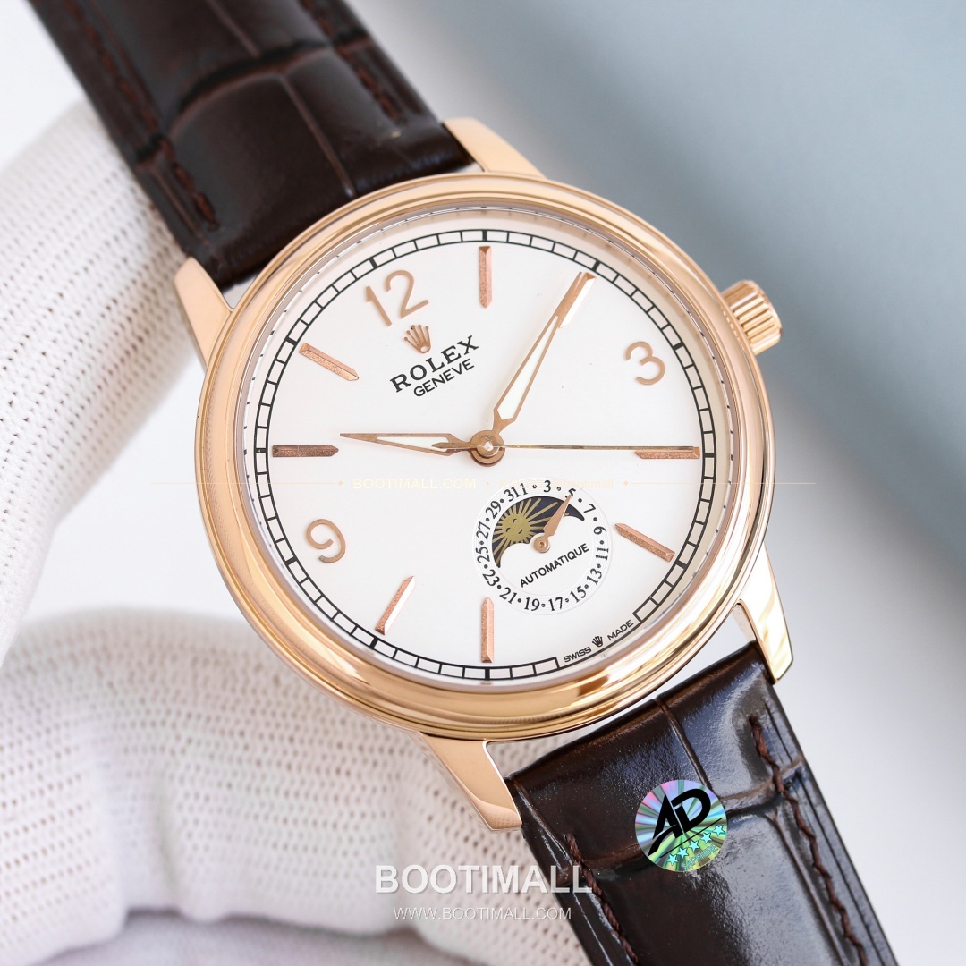 롤렉스 첼리니 문페이즈 스틸 문페이즈 오토매틱 Rolex Cellini Moonphase Steel Moonphase Automatic 40mm 4