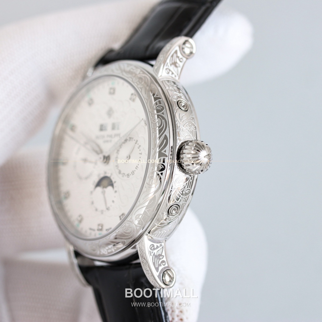 파텍필립 칼라트라바 스틸 퍼페추얼캘린더 문페이즈 오토매틱 Patek Philippe Calatrava Steel Perpetual Calendar Moonphase Automatic 42mm 6