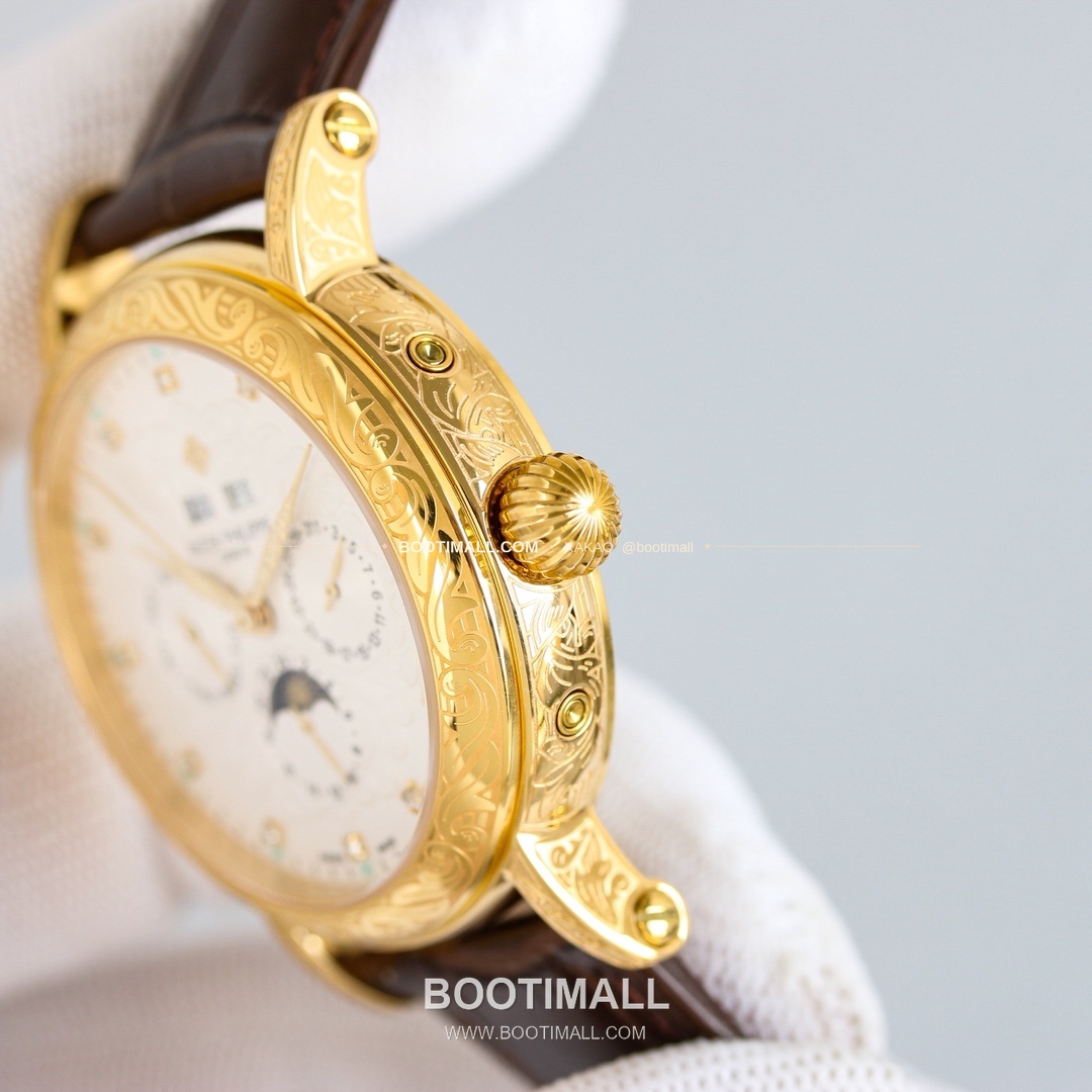 파텍필립 칼라트라바 스틸 퍼페추얼캘린더 문페이즈 오토매틱 Patek Philippe Calatrava Steel Perpetual Calendar Moonphase Automatic 42mm 7