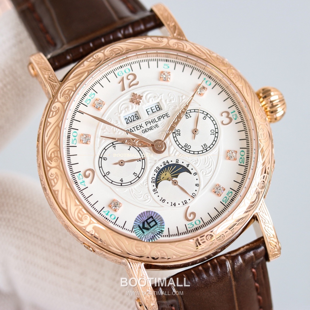 파텍필립 칼라트라바 스틸 퍼페추얼캘린더 문페이즈 오토매틱 Patek Philippe Calatrava Steel Perpetual Calendar Moonphase Automatic 42mm 7