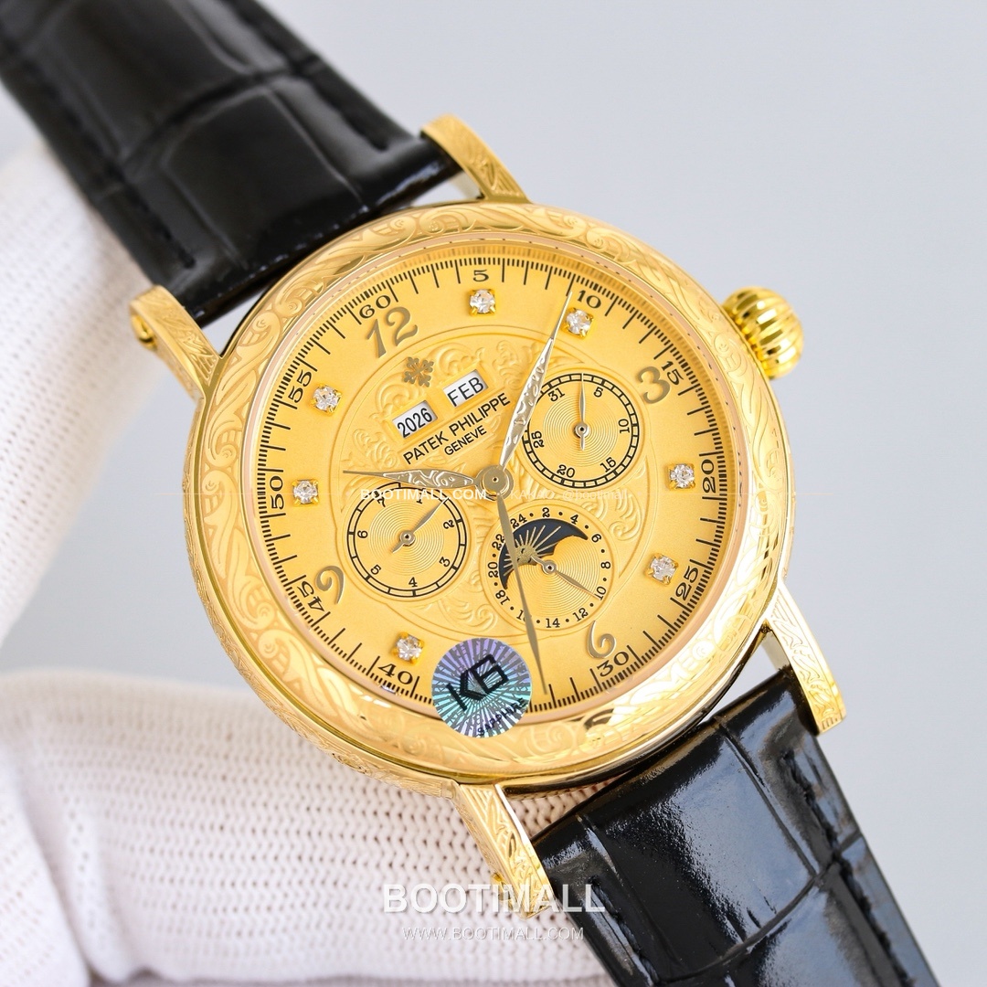 파텍필립 칼라트라바 스틸 퍼페추얼캘린더 문페이즈 오토매틱 Patek Philippe Calatrava Steel Perpetual Calendar Moonphase Automatic 42mm 7