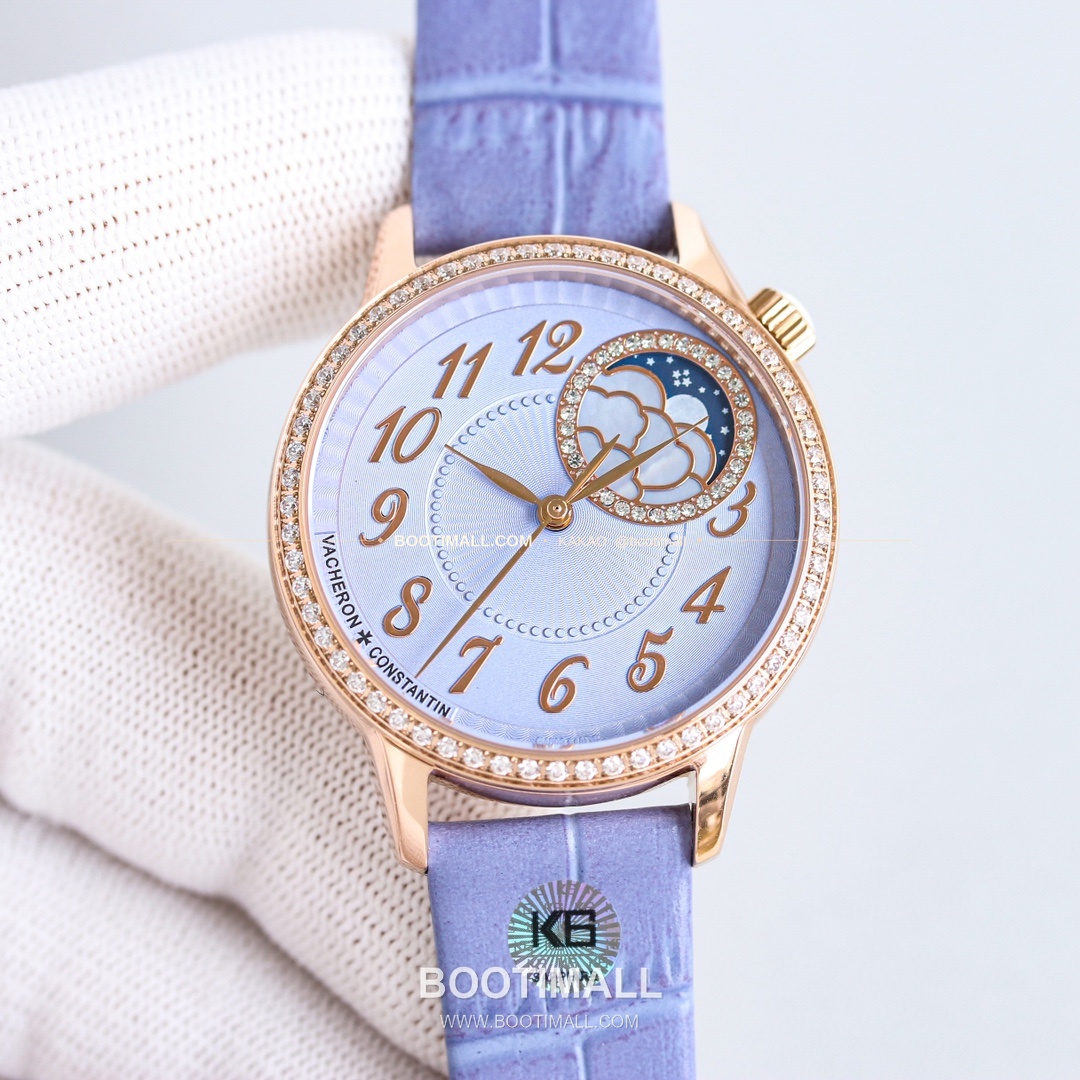 바쉐론콘스탄틴 에제리 스틸 다이아 문페이즈 오토매틱 Vacheron Constantin Égérie Steel Diamond Moonphase Automatic 37mm 1