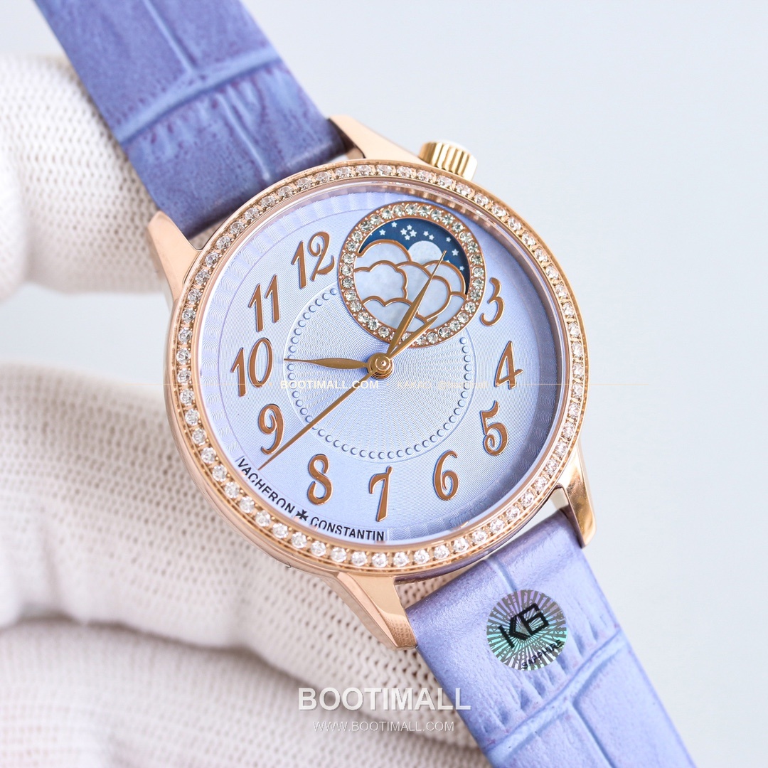 바쉐론콘스탄틴 에제리 스틸 다이아 문페이즈 오토매틱 Vacheron Constantin Égérie Steel Diamond Moonphase Automatic 37mm 2