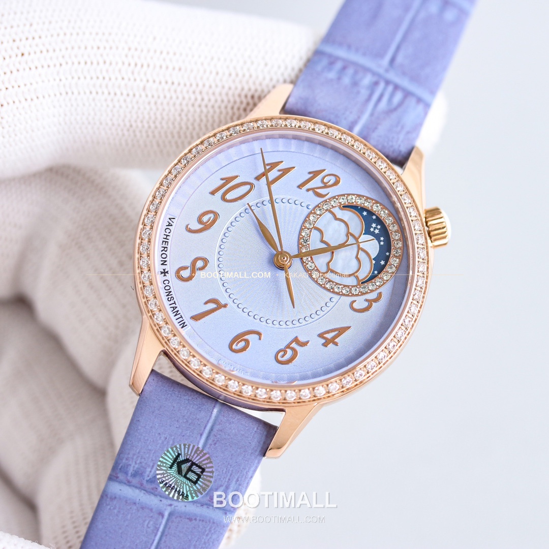 바쉐론콘스탄틴 에제리 스틸 다이아 문페이즈 오토매틱 Vacheron Constantin Égérie Steel Diamond Moonphase Automatic 37mm 3