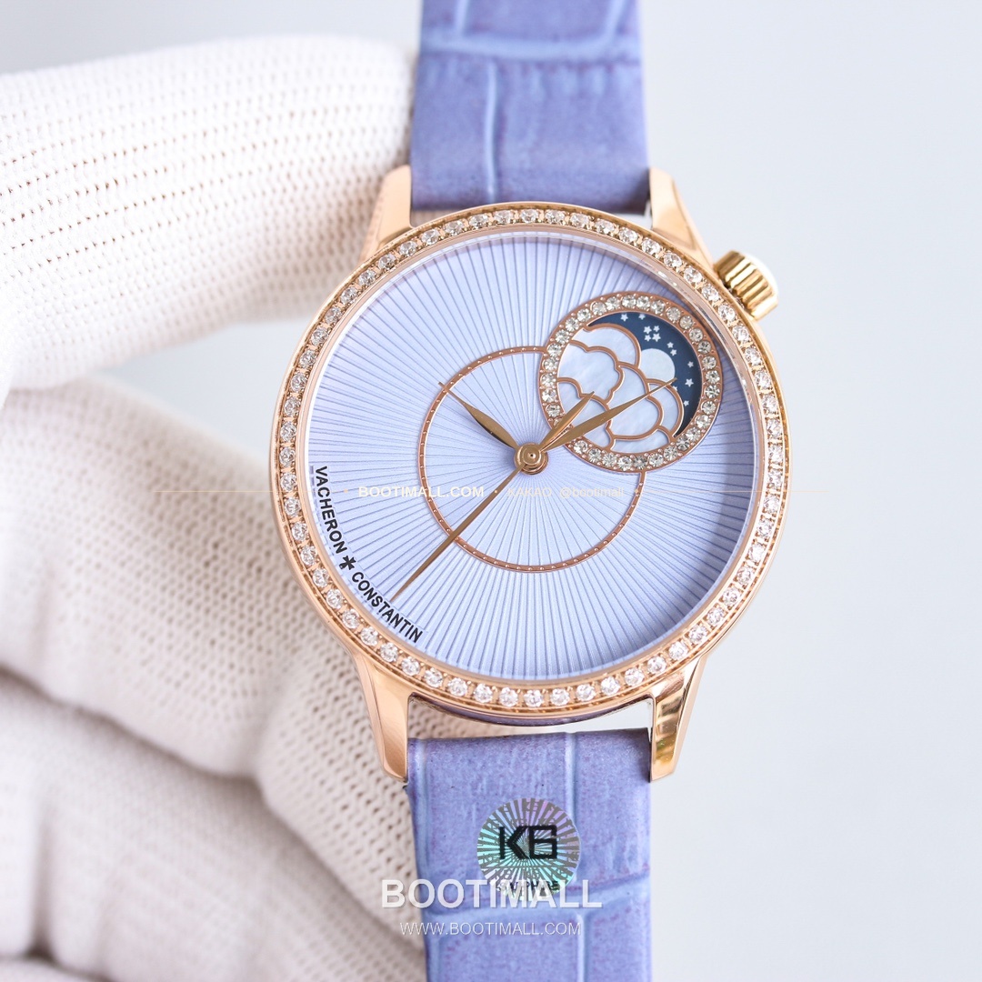 바쉐론콘스탄틴 에제리 스틸 다이아 문페이즈 오토매틱 Vacheron Constantin Égérie Steel Diamond Moonphase Automatic 37mm 1