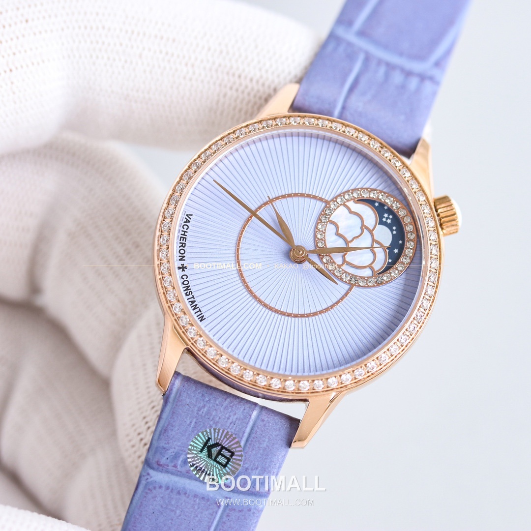 바쉐론콘스탄틴 에제리 스틸 다이아 문페이즈 오토매틱 Vacheron Constantin Égérie Steel Diamond Moonphase Automatic 37mm 3