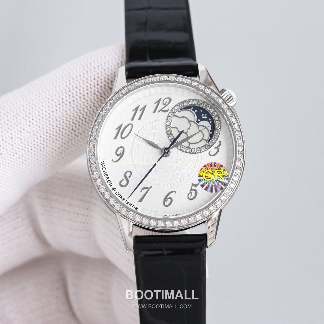 바쉐론콘스탄틴 에제리 스틸 다이아 문페이즈 오토매틱 Vacheron Constantin Égérie Steel Diamond Moonphase Automatic 37mm 3