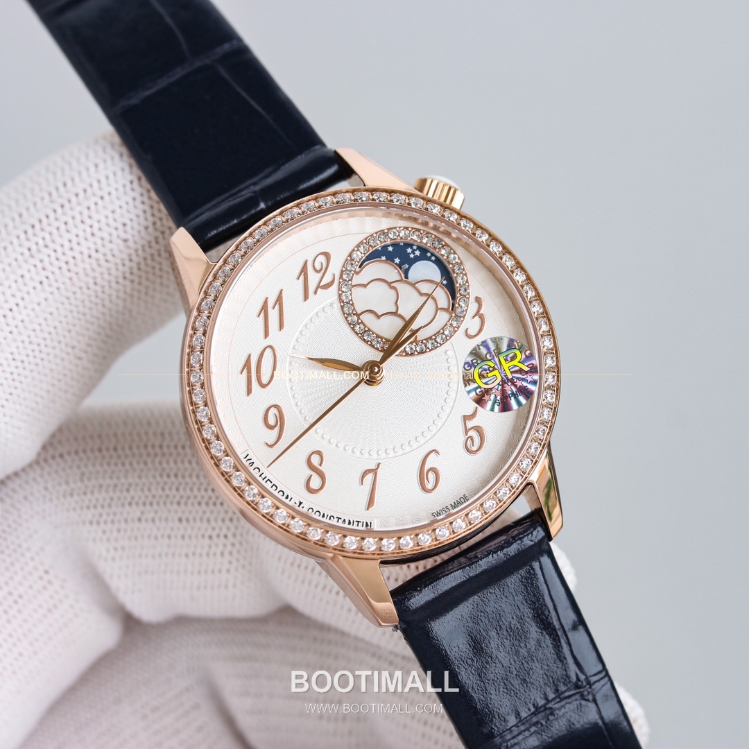 바쉐론콘스탄틴 에제리 스틸 다이아 문페이즈 오토매틱 Vacheron Constantin Égérie Steel Diamond Moonphase Automatic 37mm 5