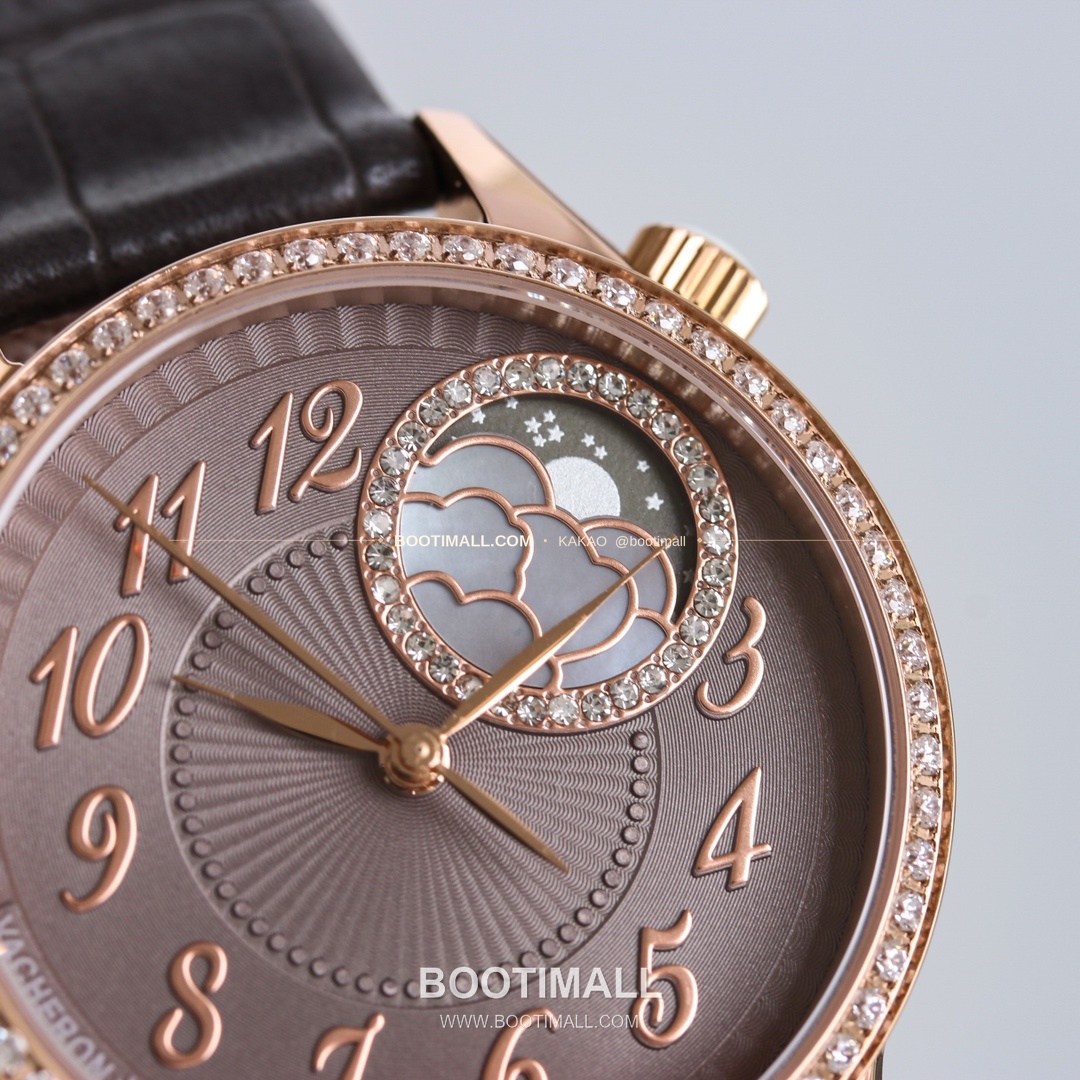 바쉐론콘스탄틴 에제리 스틸 다이아 문페이즈 오토매틱 Vacheron Constantin Égérie Steel Diamond Moonphase Automatic 37mm 6