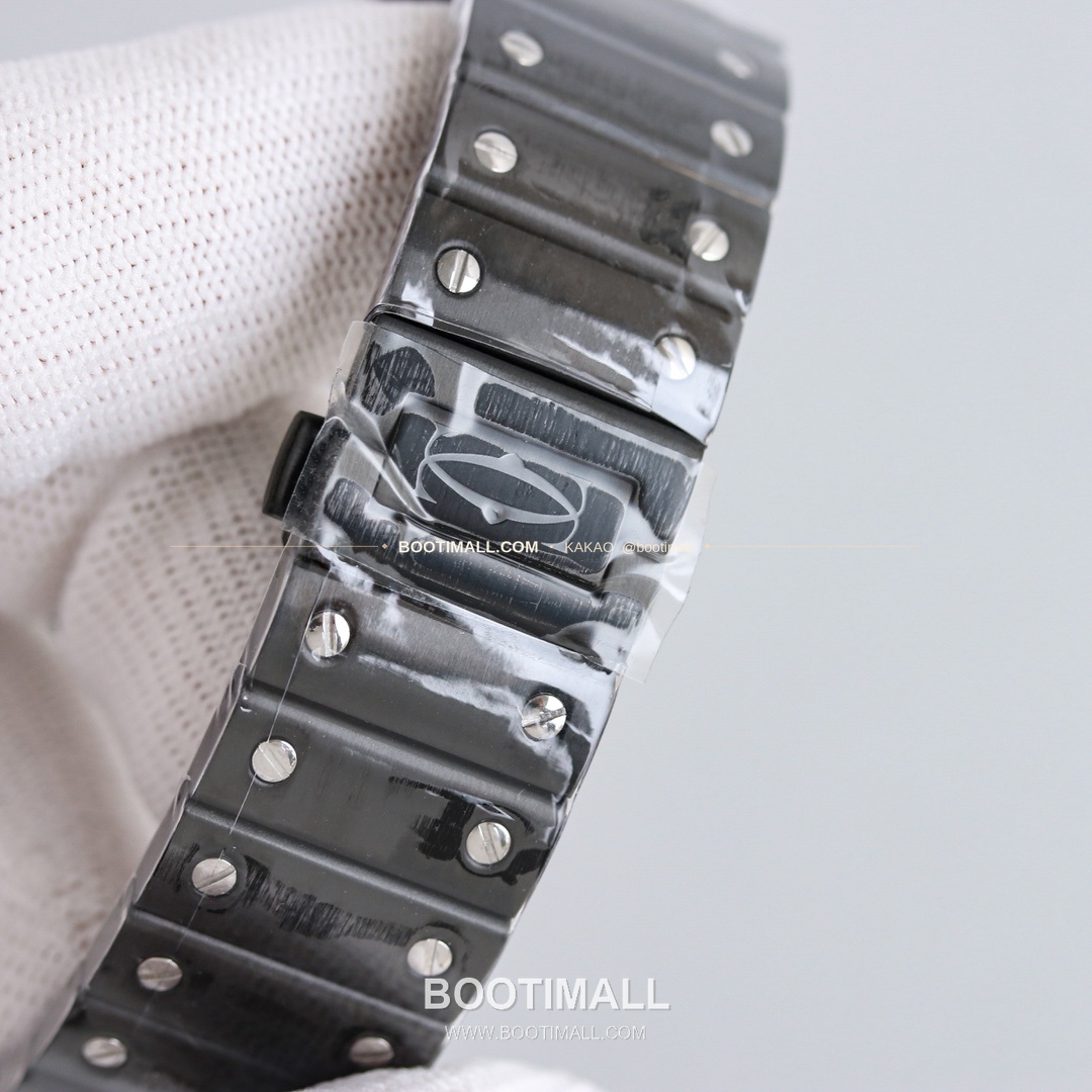 까르띠에 산토스 스틸 블루핸즈 오토매틱 Cartier Santos Steel Blue Hands Automatic 39.8mm 9