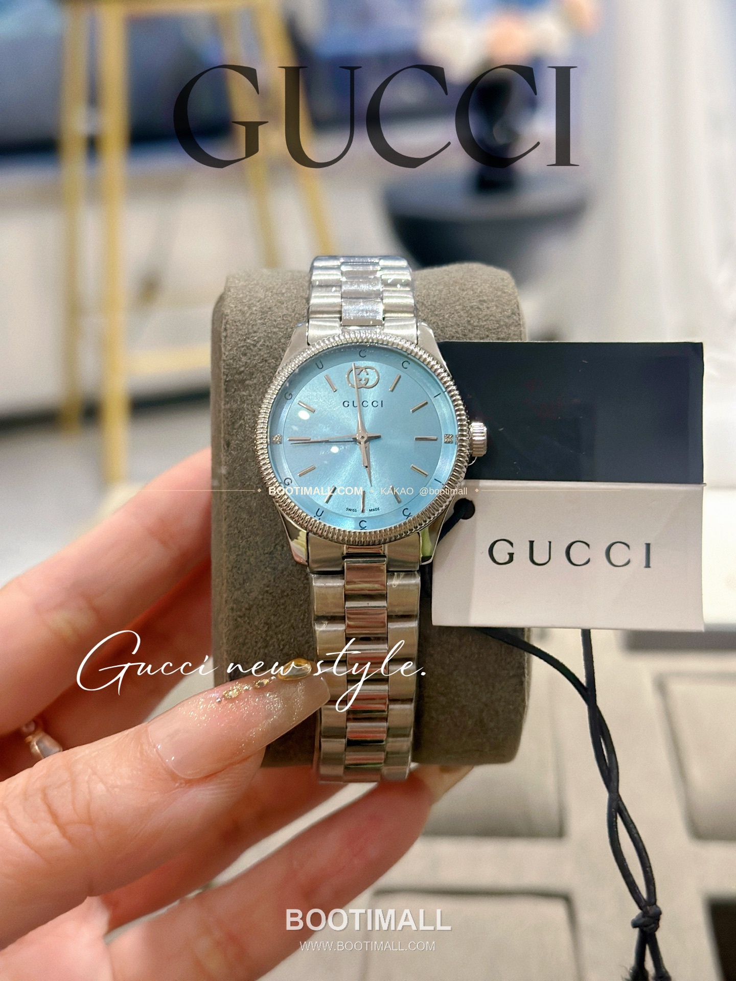 구찌 G타임리스 스틸 더블G 다이얼 쿼츠 Gucci G-Timeless Steel Double G Dial Quartz 29mm 2