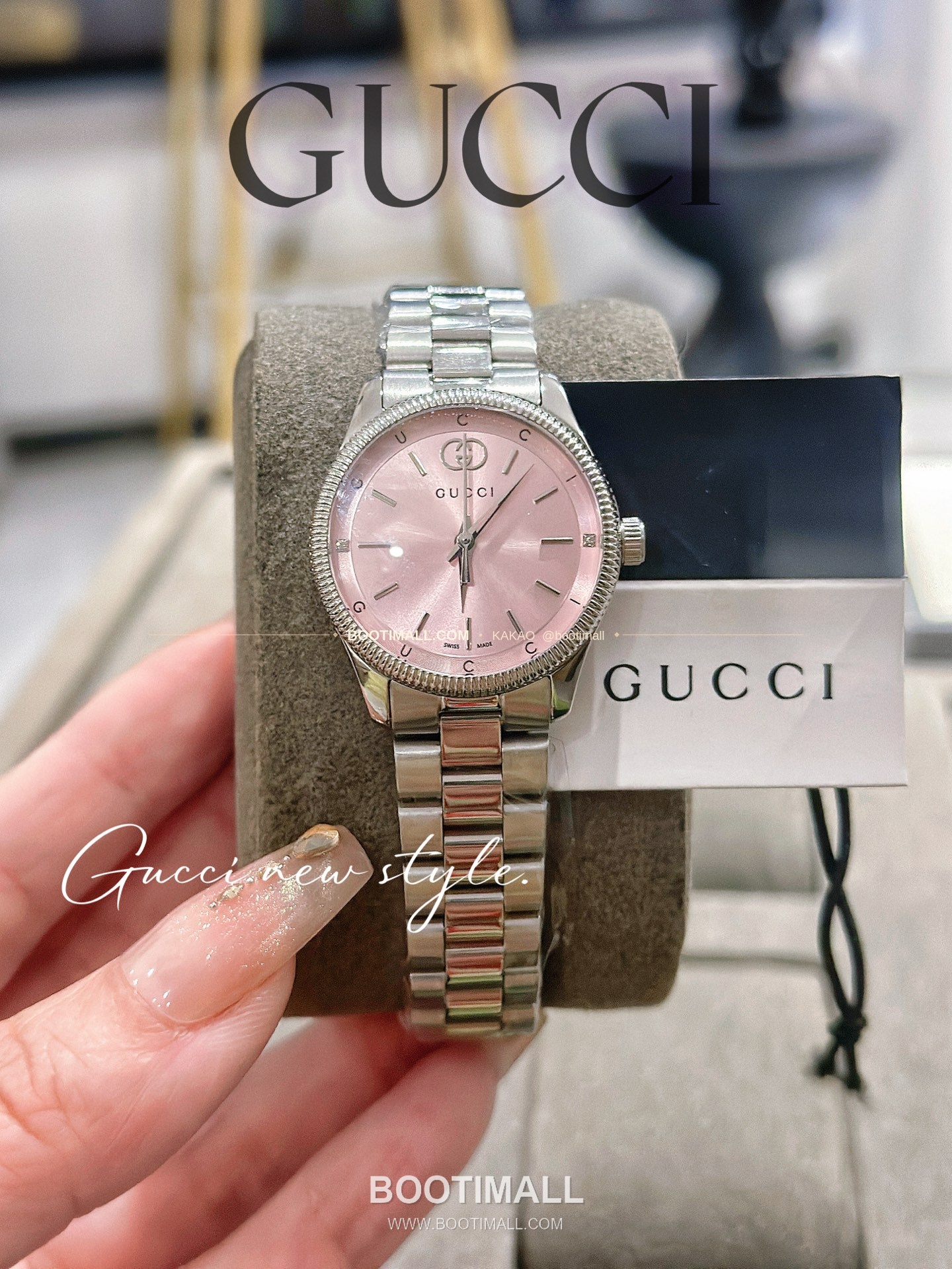 구찌 G타임리스 스틸 더블G 다이얼 쿼츠 Gucci G-Timeless Steel Double G Dial Quartz 29mm 3