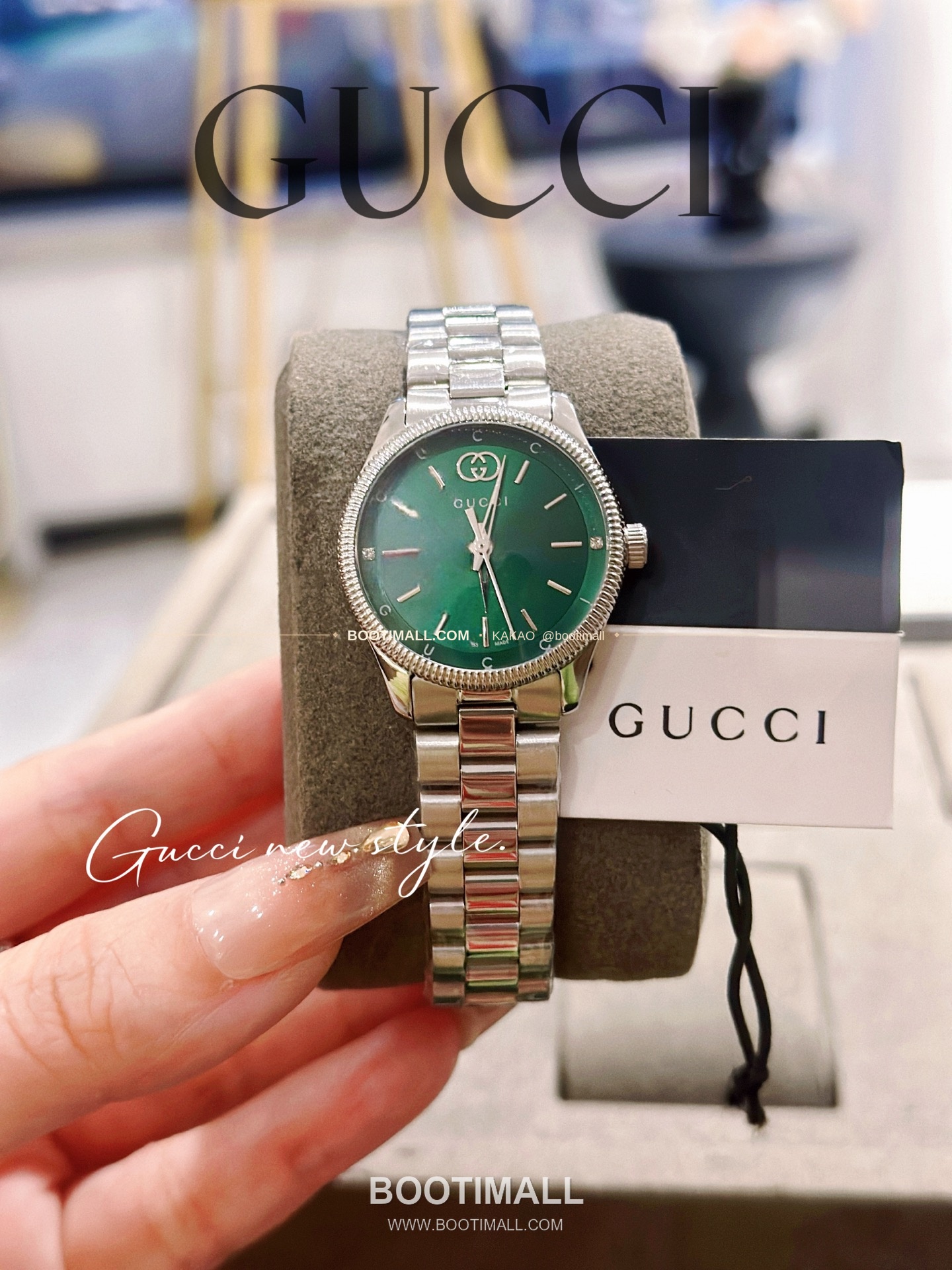 구찌 G타임리스 스틸 더블G 다이얼 쿼츠 Gucci G-Timeless Steel Double G Dial Quartz 29mm 7