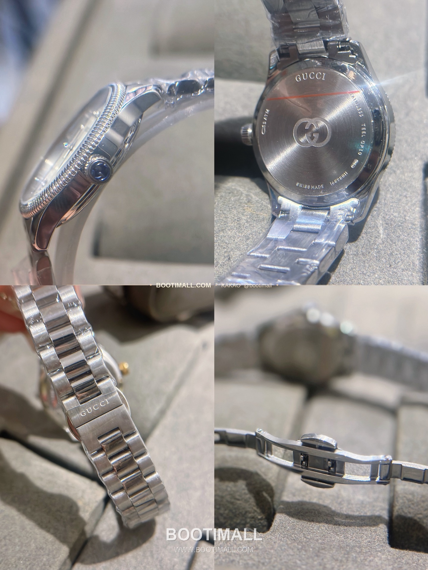 구찌 G타임리스 스틸 더블G 다이얼 쿼츠 Gucci G-Timeless Steel Double G Dial Quartz 29mm 9