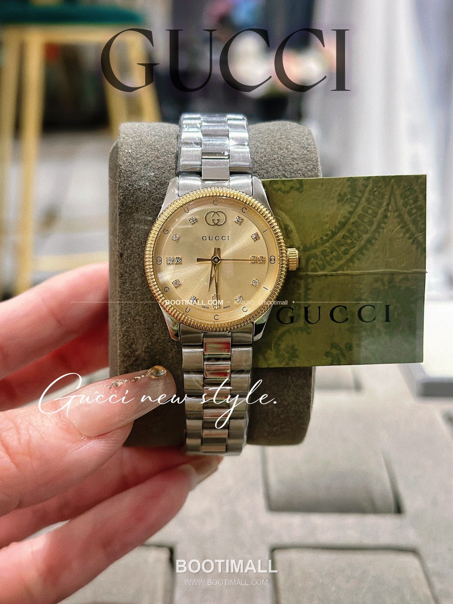 구찌 G타임리스 스틸 더블G 다이얼 쿼츠 Gucci G-Timeless Steel Double G Dial Quartz 29mm 2