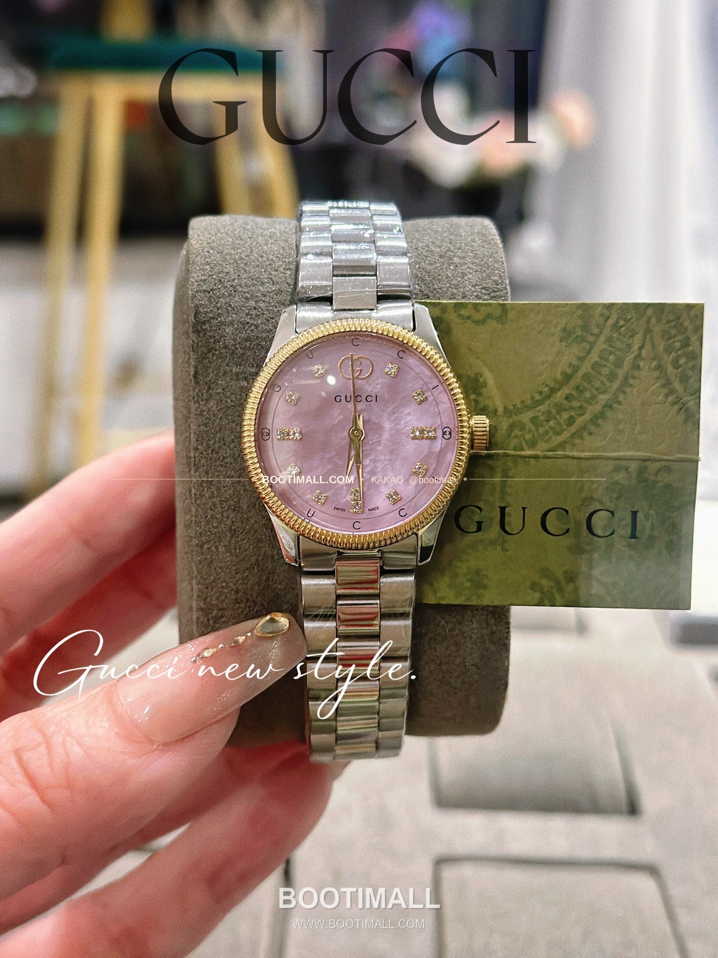 구찌 G타임리스 스틸 더블G 다이얼 쿼츠 Gucci G-Timeless Steel Double G Dial Quartz 29mm 4