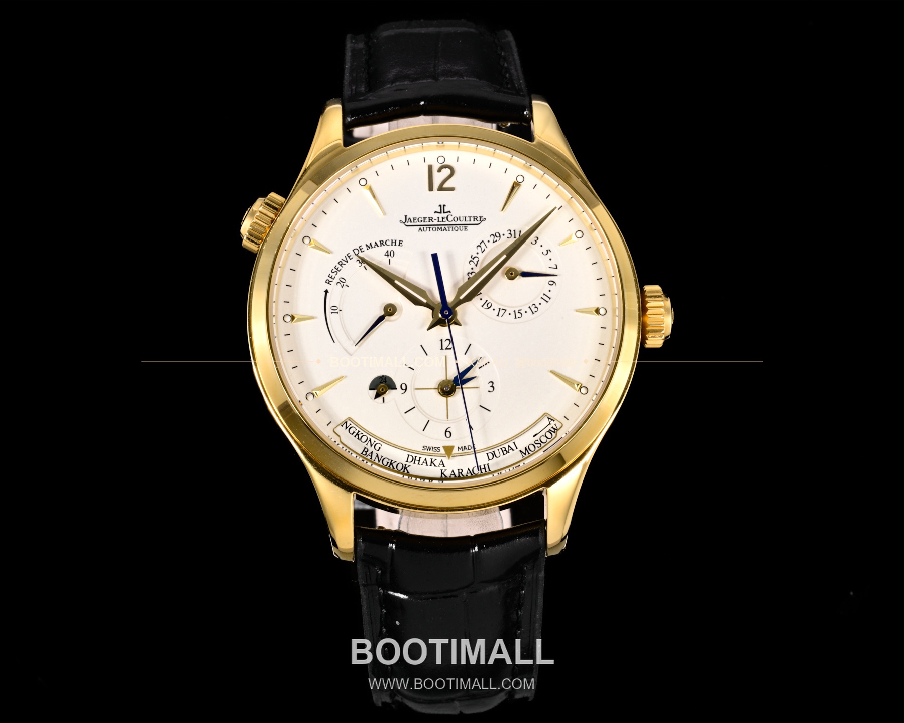 예거르쿨트르 마스터 지오그래픽 스틸 듀얼타임 오토매틱 Jaeger-LeCoultre Master Geographic Steel Dual Time Automatic Q1428421 42mm 1