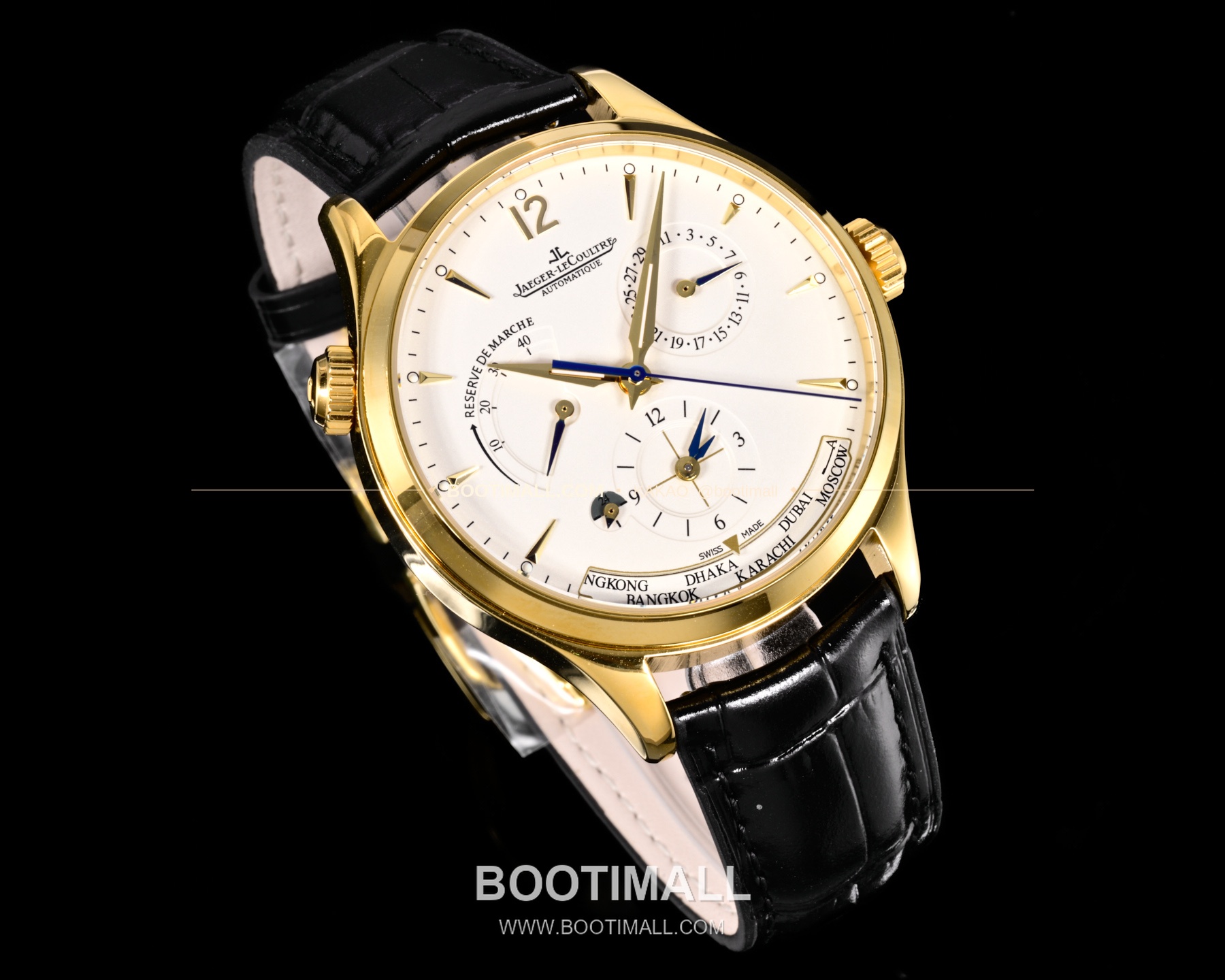 예거르쿨트르 마스터 지오그래픽 스틸 듀얼타임 오토매틱 Jaeger-LeCoultre Master Geographic Steel Dual Time Automatic Q1428421 42mm 4