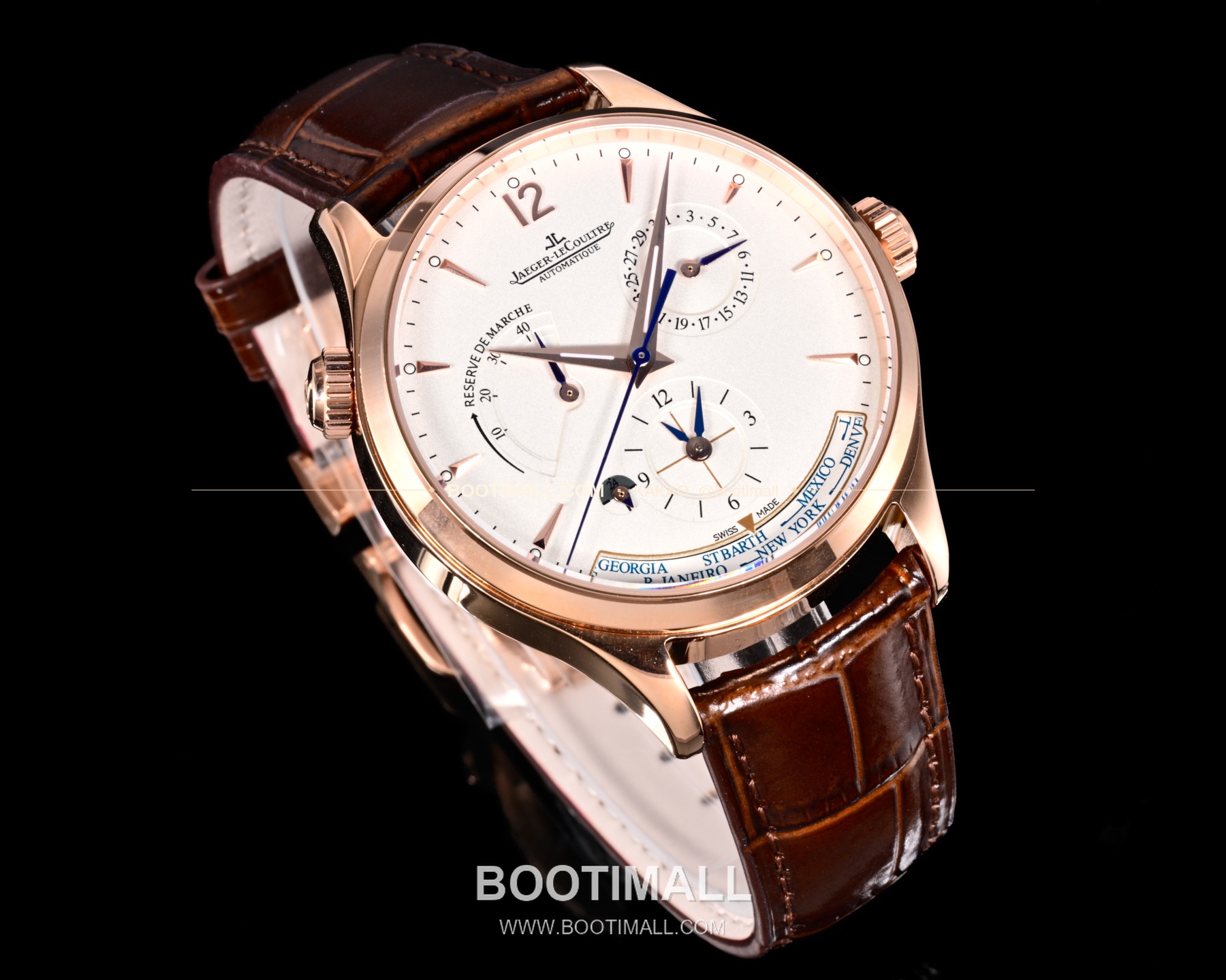 예거르쿨트르 마스터 지오그래픽 스틸 듀얼타임 오토매틱 Jaeger-LeCoultre Master Geographic Steel Dual Time Automatic Q1428421 42mm 4