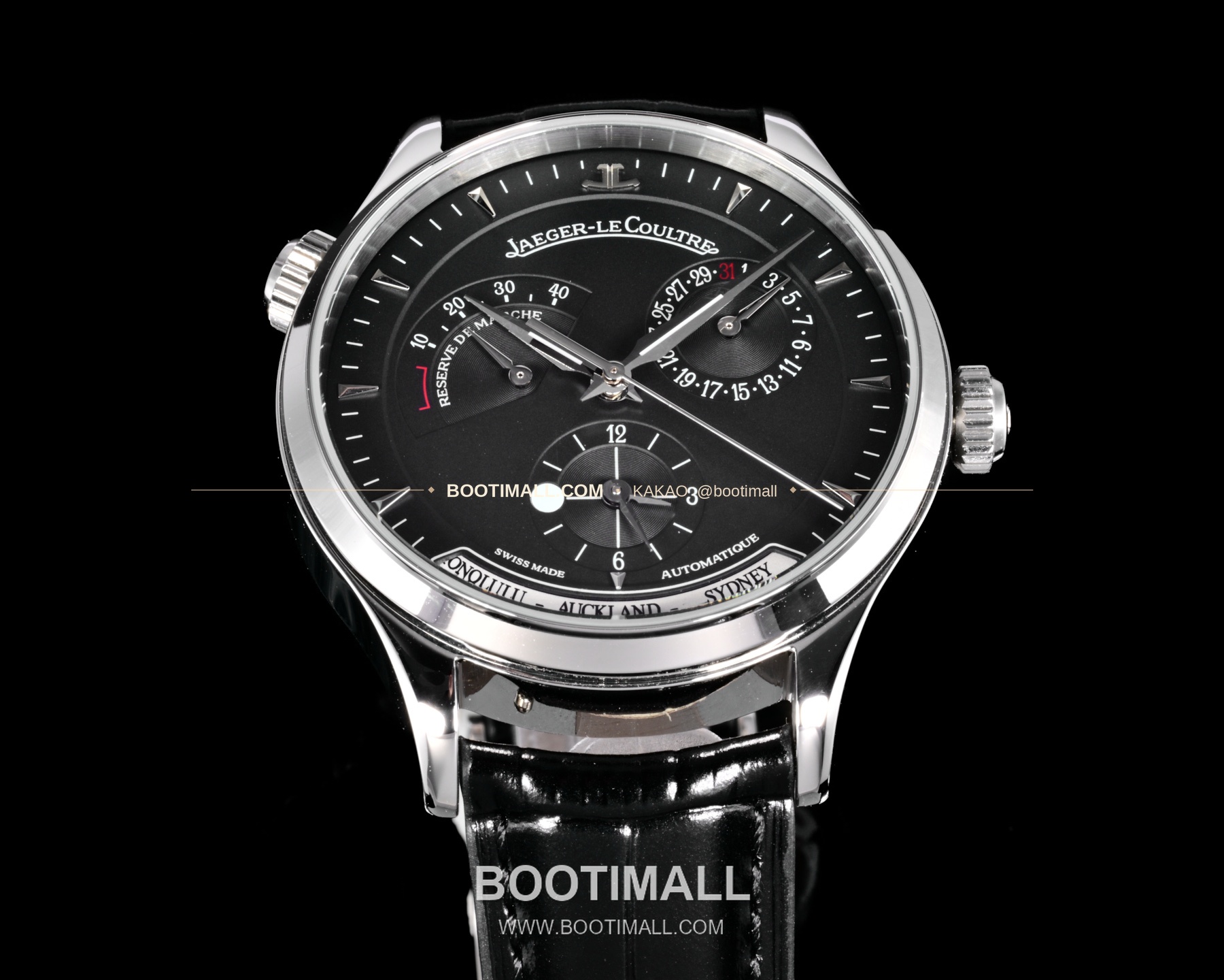 예거르쿨트르 마스터 지오그래픽 스틸 듀얼타임 오토매틱 Jaeger-LeCoultre Master Geographic Steel Dual Time Automatic Q1428421 42mm 2