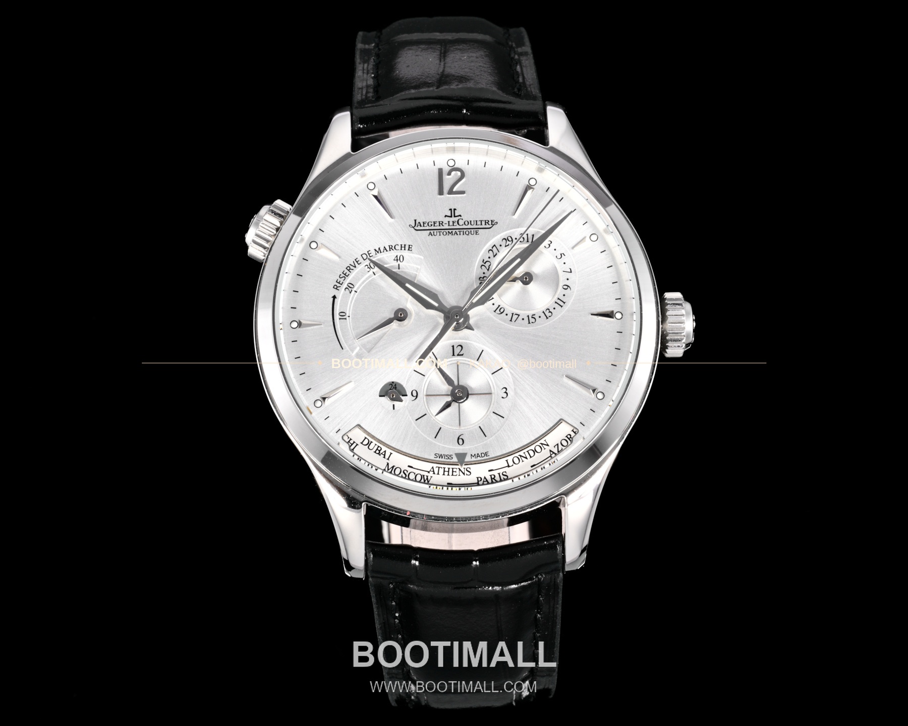 예거르쿨트르 마스터 지오그래픽 스틸 듀얼타임 오토매틱 Jaeger-LeCoultre Master Geographic Steel Dual Time Automatic Q1428421 42mm 1