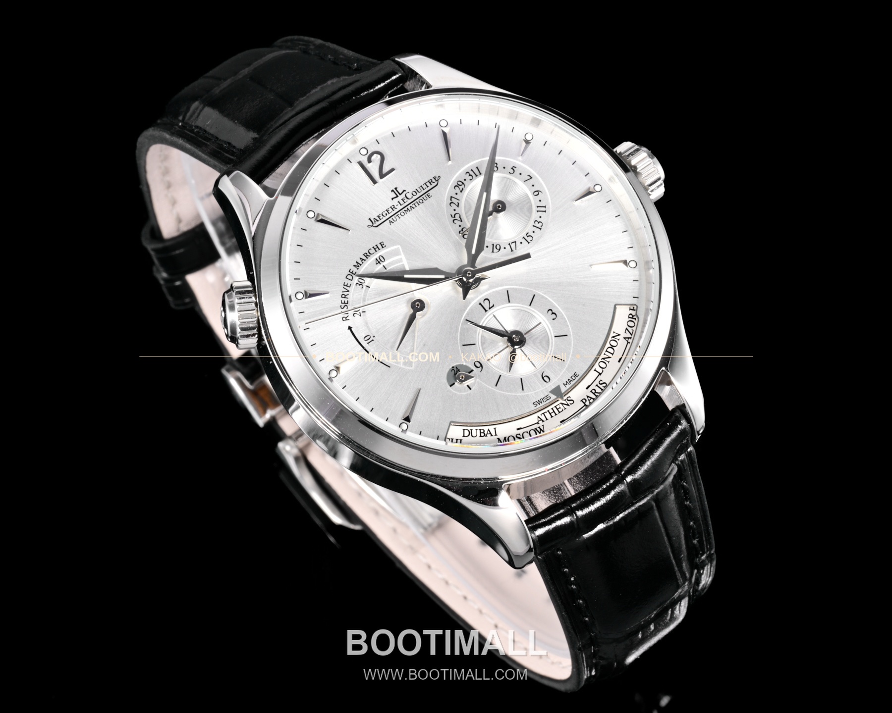예거르쿨트르 마스터 지오그래픽 스틸 듀얼타임 오토매틱 Jaeger-LeCoultre Master Geographic Steel Dual Time Automatic Q1428421 42mm 4