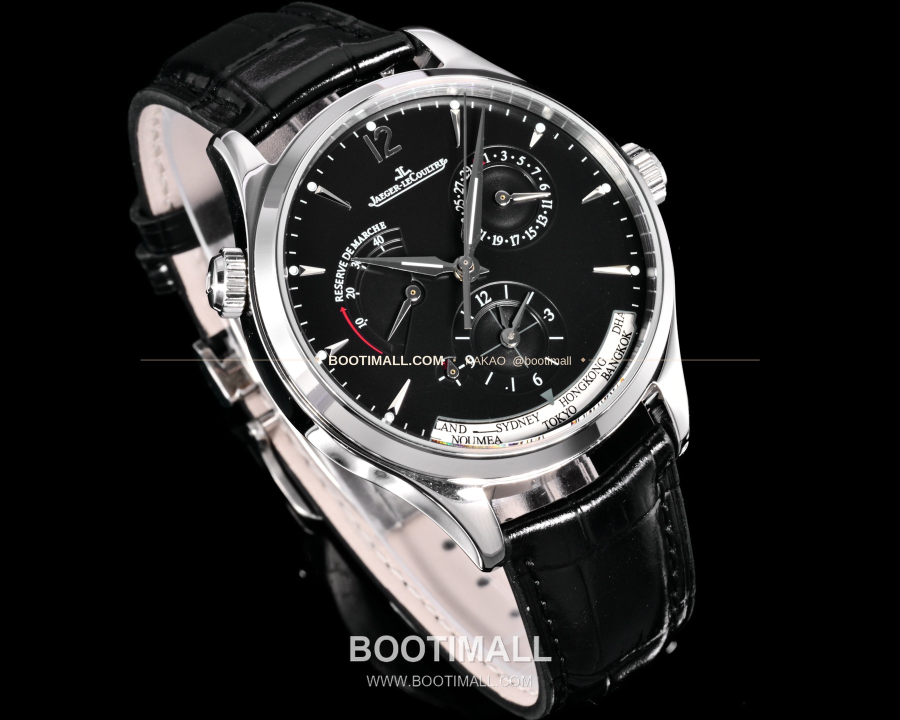 예거르쿨트르 마스터 지오그래픽 스틸 듀얼타임 오토매틱 Jaeger-LeCoultre Master Geographic Steel Dual Time Automatic Q1428421 42mm 4