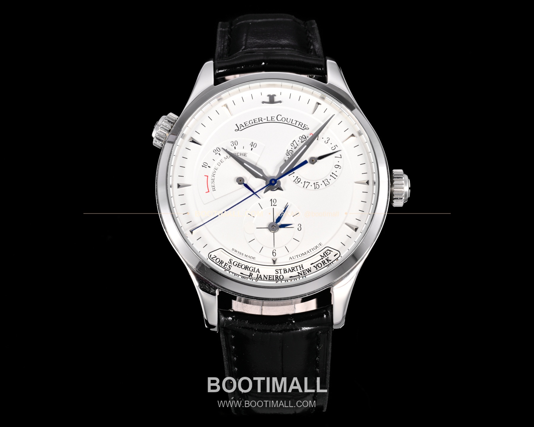 예거르쿨트르 마스터 지오그래픽 스틸 듀얼타임 오토매틱 Jaeger-LeCoultre Master Geographic Steel Dual Time Automatic Q1428421 42mm 1
