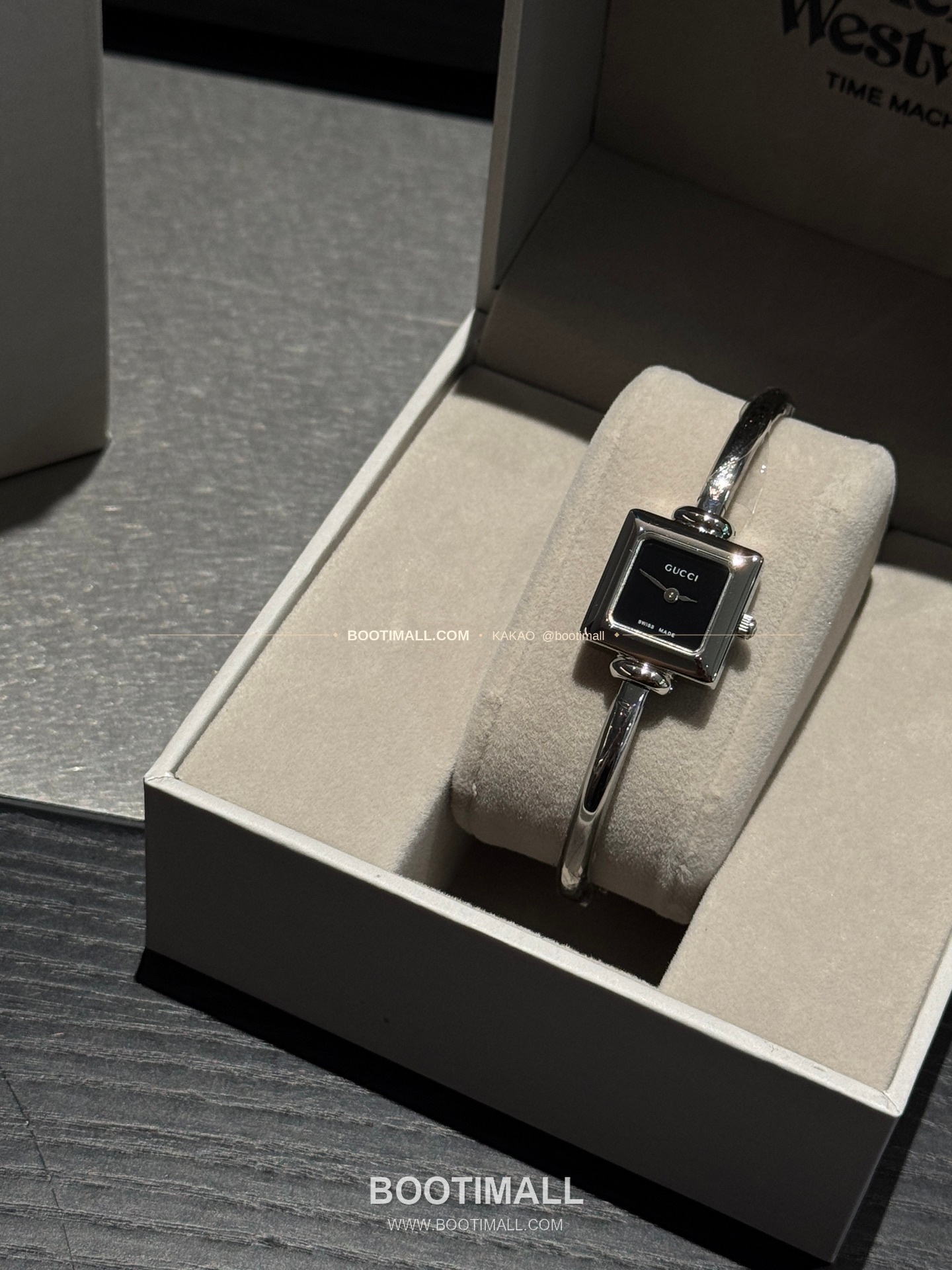 구찌 스퀘어 스틸 자개 다이얼 브레이슬릿 쿼츠 Gucci Square Steel Mother of Pearl Bracelet Quartz 20mm 6