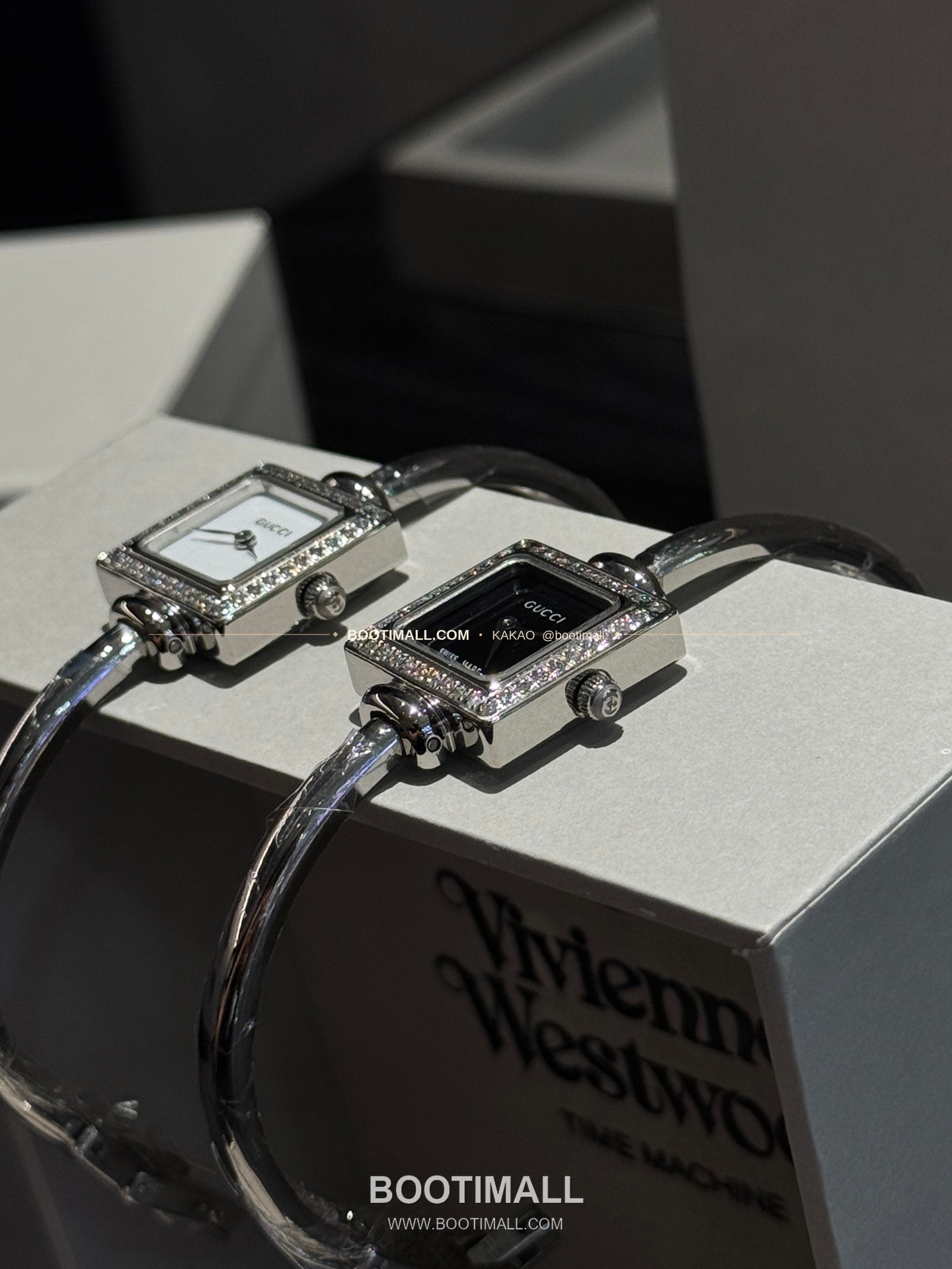 구찌 스퀘어 스틸 자개 다이얼 브레이슬릿 쿼츠 Gucci Square Steel Mother of Pearl Bracelet Quartz 20mm 7