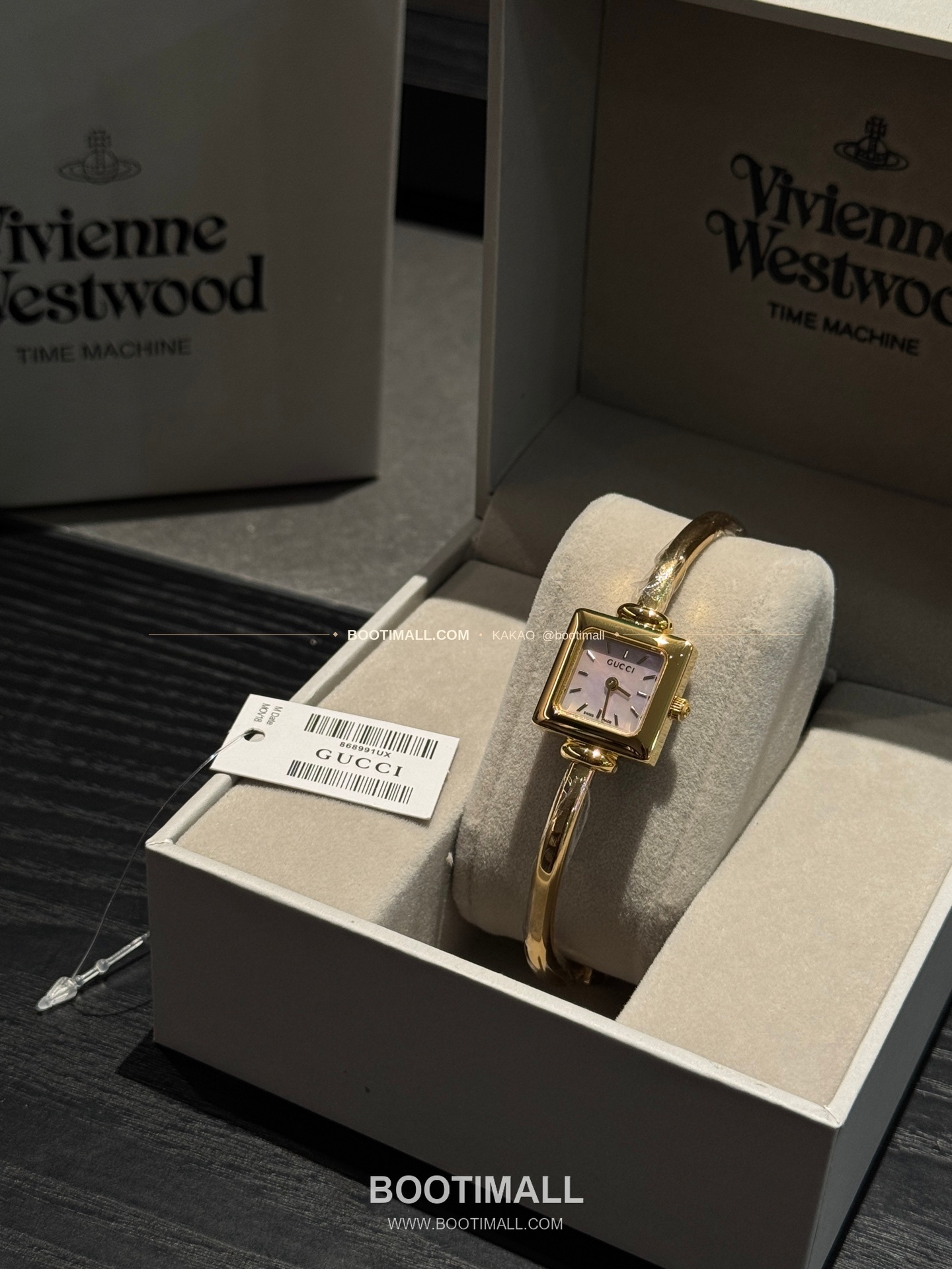 구찌 스퀘어 스틸 자개 다이얼 브레이슬릿 쿼츠 Gucci Square Steel Mother of Pearl Bracelet Quartz 20mm 3