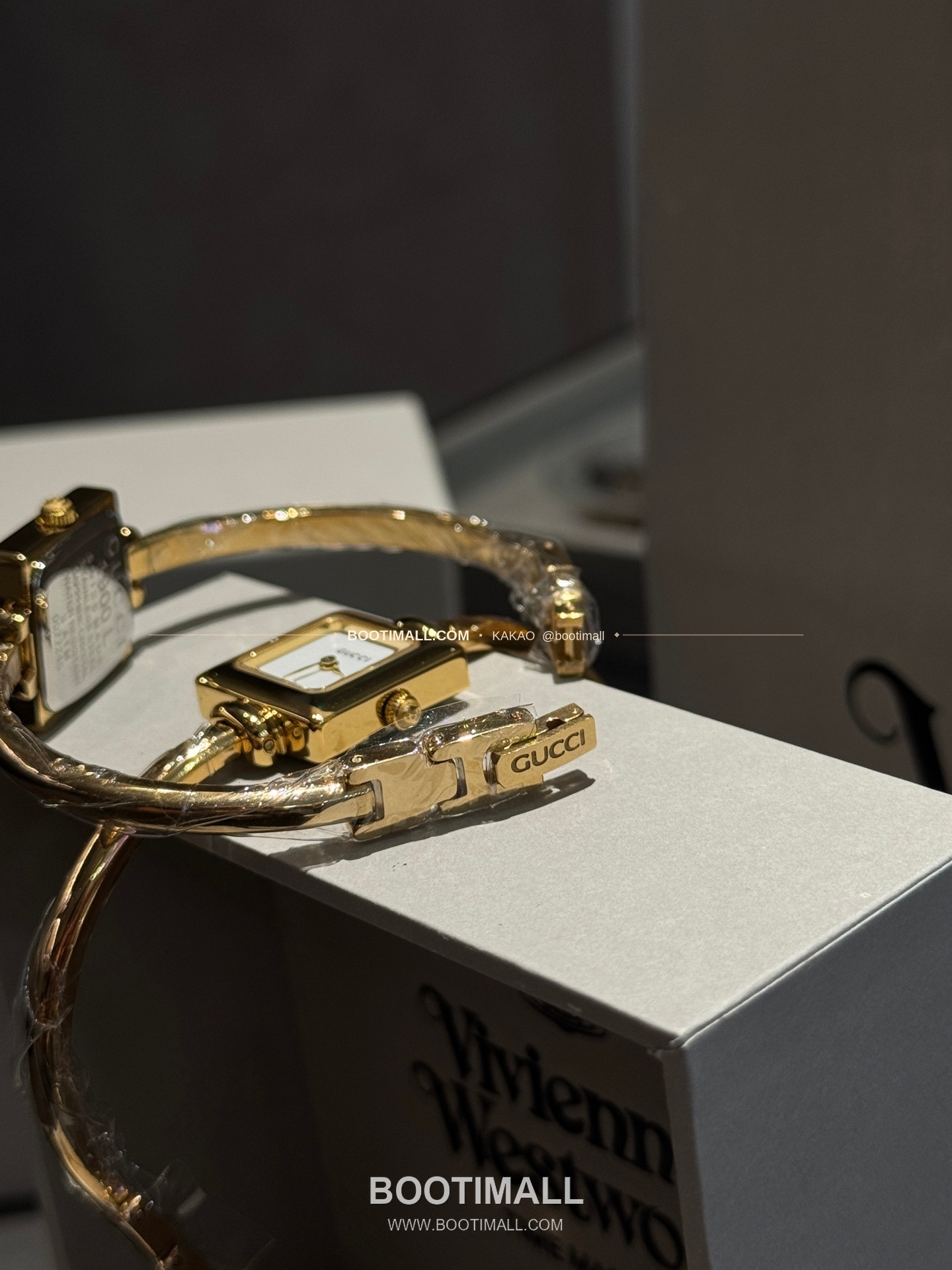 구찌 스퀘어 스틸 자개 다이얼 브레이슬릿 쿼츠 Gucci Square Steel Mother of Pearl Bracelet Quartz 20mm 9