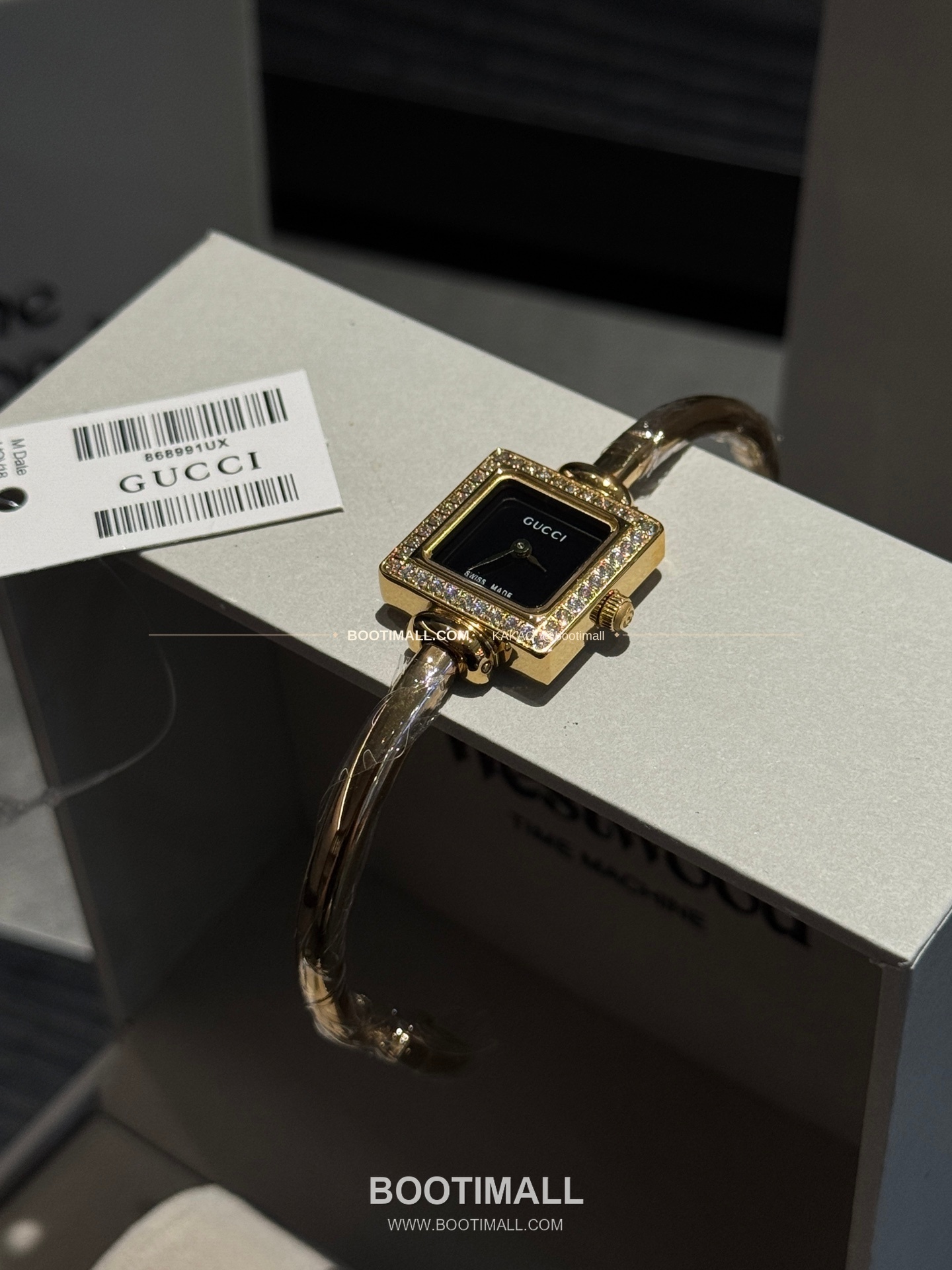 구찌 스퀘어 스틸 자개 다이얼 브레이슬릿 쿼츠 Gucci Square Steel Mother of Pearl Bracelet Quartz 20mm 2