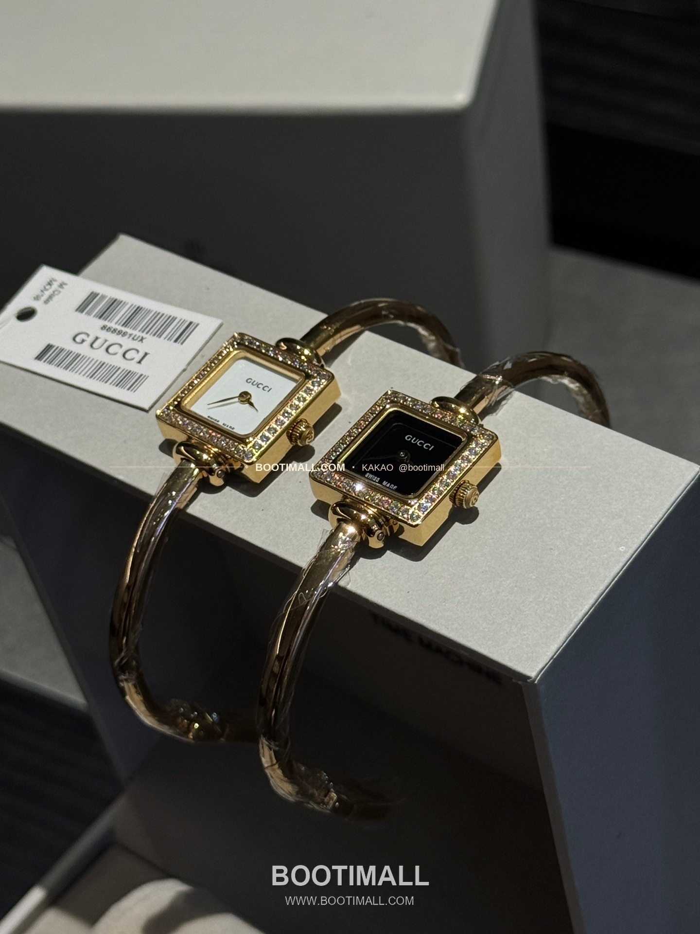 구찌 스퀘어 스틸 자개 다이얼 브레이슬릿 쿼츠 Gucci Square Steel Mother of Pearl Bracelet Quartz 20mm 4