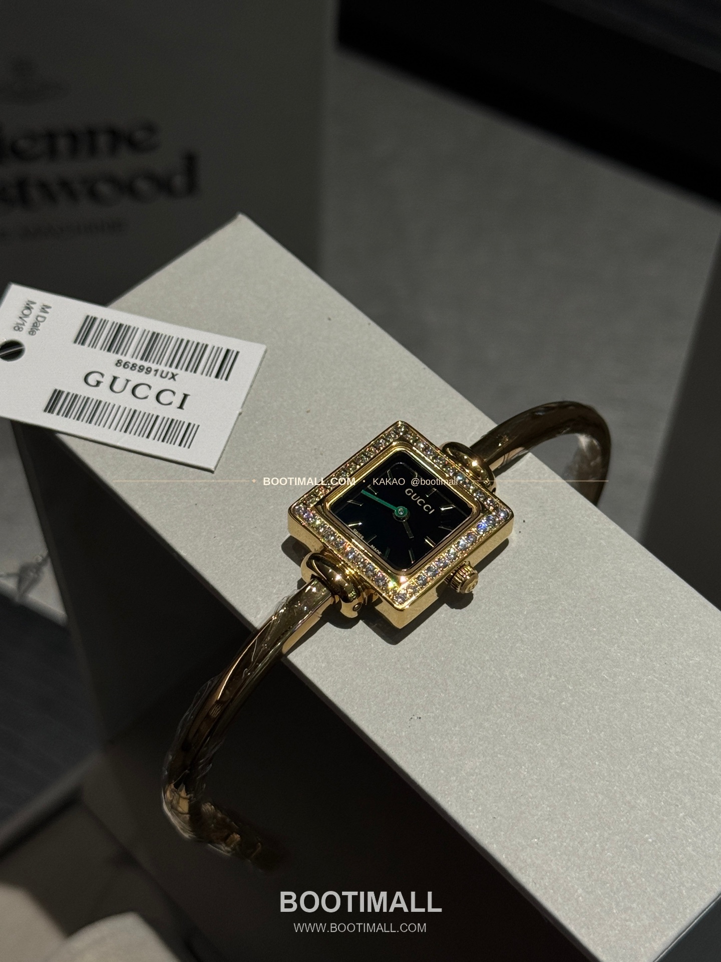 구찌 스퀘어 스틸 자개 다이얼 브레이슬릿 쿼츠 Gucci Square Steel Mother of Pearl Bracelet Quartz 20mm 9
