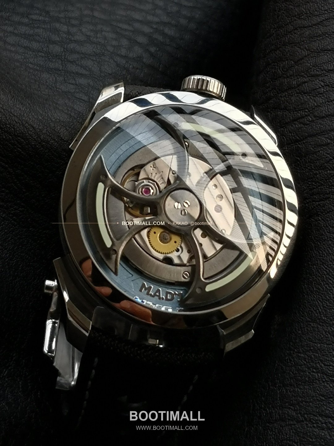 엠비앤에프 MAD1S 스틸 사이드리딩 로터 오토매틱 MB&F MAD1S Steel Side Reading Rotor Automatic 42mm 3