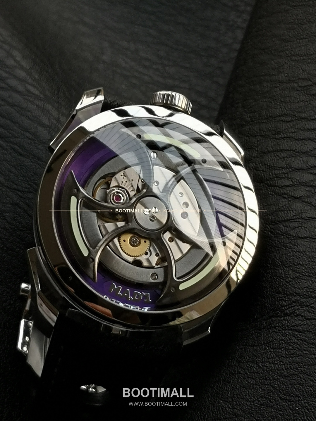 엠비앤에프 MAD1S 스틸 사이드리딩 로터 오토매틱 MB&F MAD1S Steel Side Reading Rotor Automatic 42mm 3