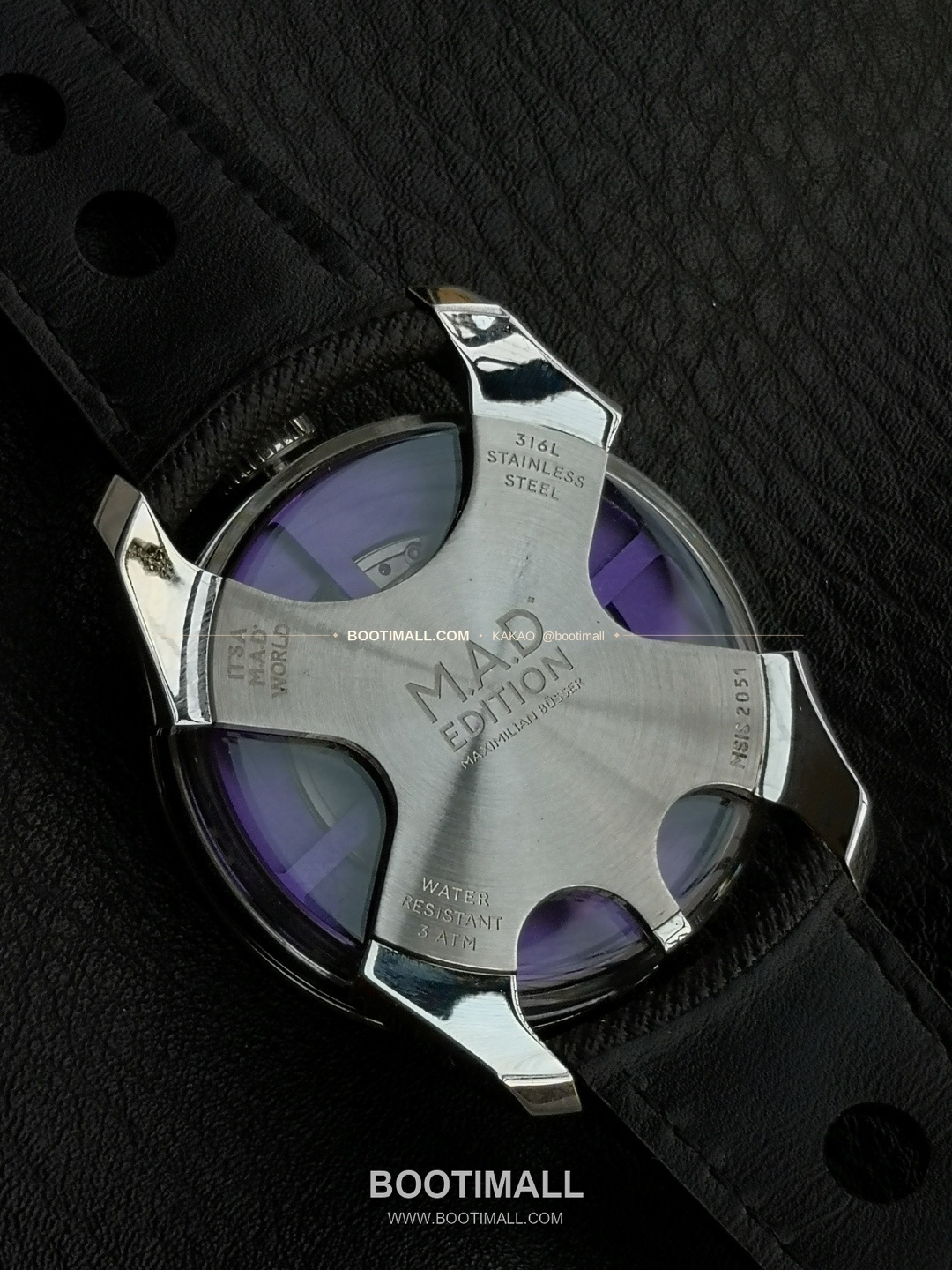 엠비앤에프 MAD1S 스틸 사이드리딩 로터 오토매틱 MB&F MAD1S Steel Side Reading Rotor Automatic 42mm 9