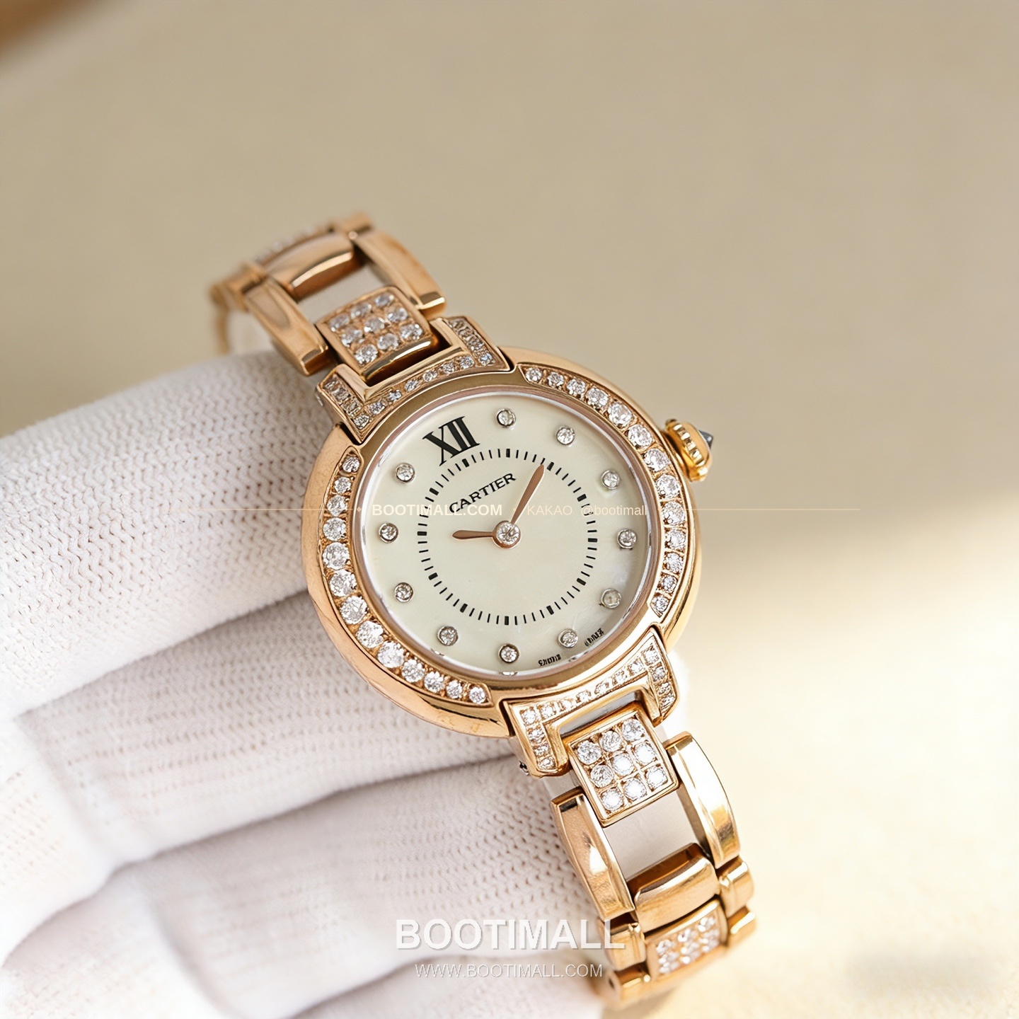 까르띠에 토르튀 스틸 다이아 문페이즈 쿼츠 Cartier Tortue Steel Diamond Moonphase Quartz 30mm 3