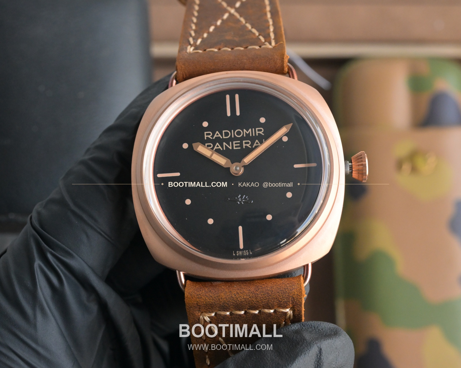 파네라이 루미노르 스틸 샌드위치 다이얼 수동 메커니컬 Panerai Luminor Steel Sandwich Dial Manual Mechanical 44mm 3