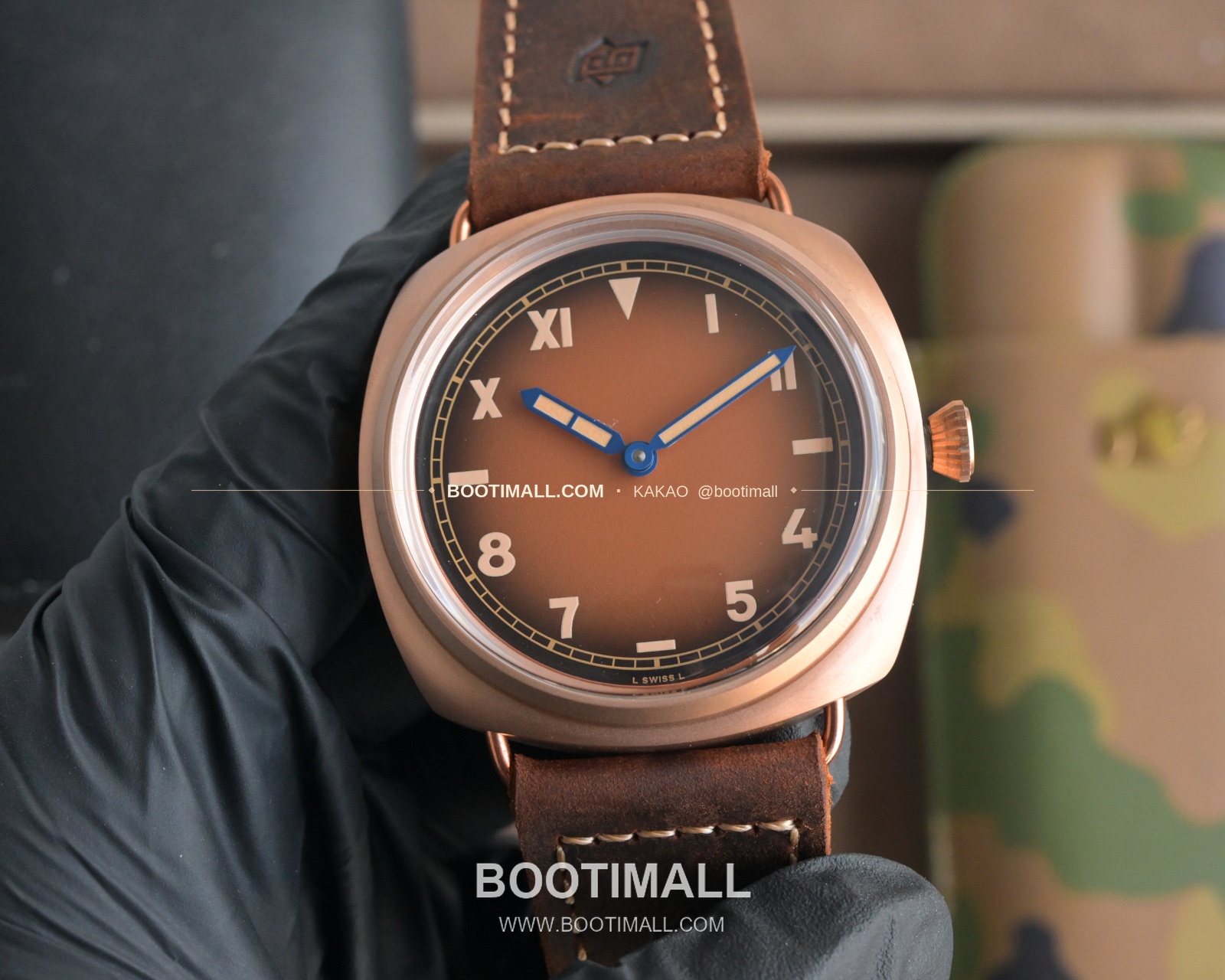 파네라이 루미노르 스틸 샌드위치 다이얼 수동 메커니컬 Panerai Luminor Steel Sandwich Dial Manual Mechanical 44mm 4