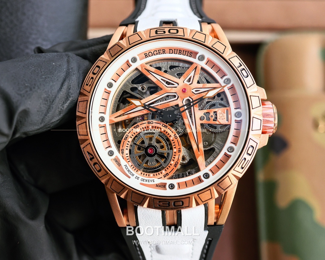 로저드뷔 엑스칼리버 스켈레톤 더블밸런스 티타늄 오토매틱 Roger Dubuis Excalibur Skeleton Double Balance Titanium Automatic 46mm 1